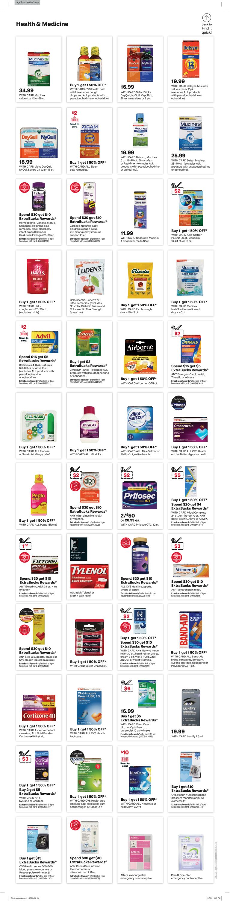 CVS Pharmacy Weekly Ad Circular - valid 01/01-01/08/2023 (Page 7)