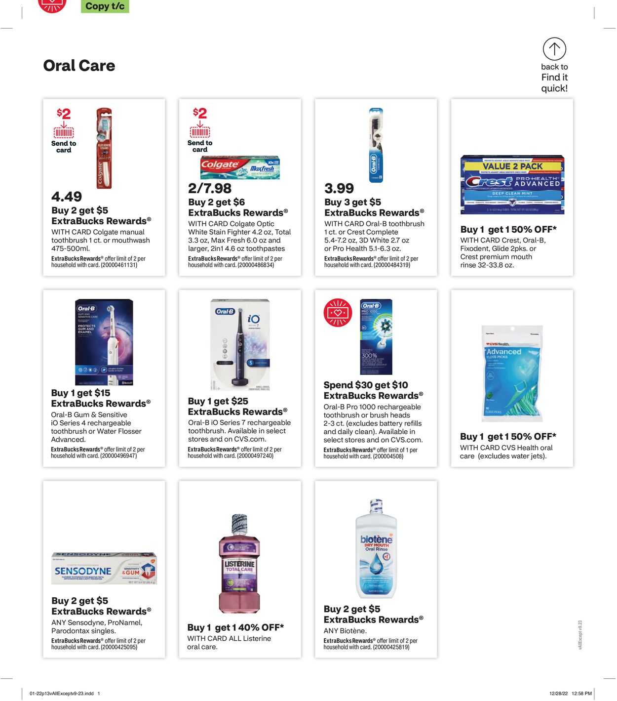 CVS Pharmacy Weekly Ad Circular - valid 01/22-01/28/2023 (Page 13)