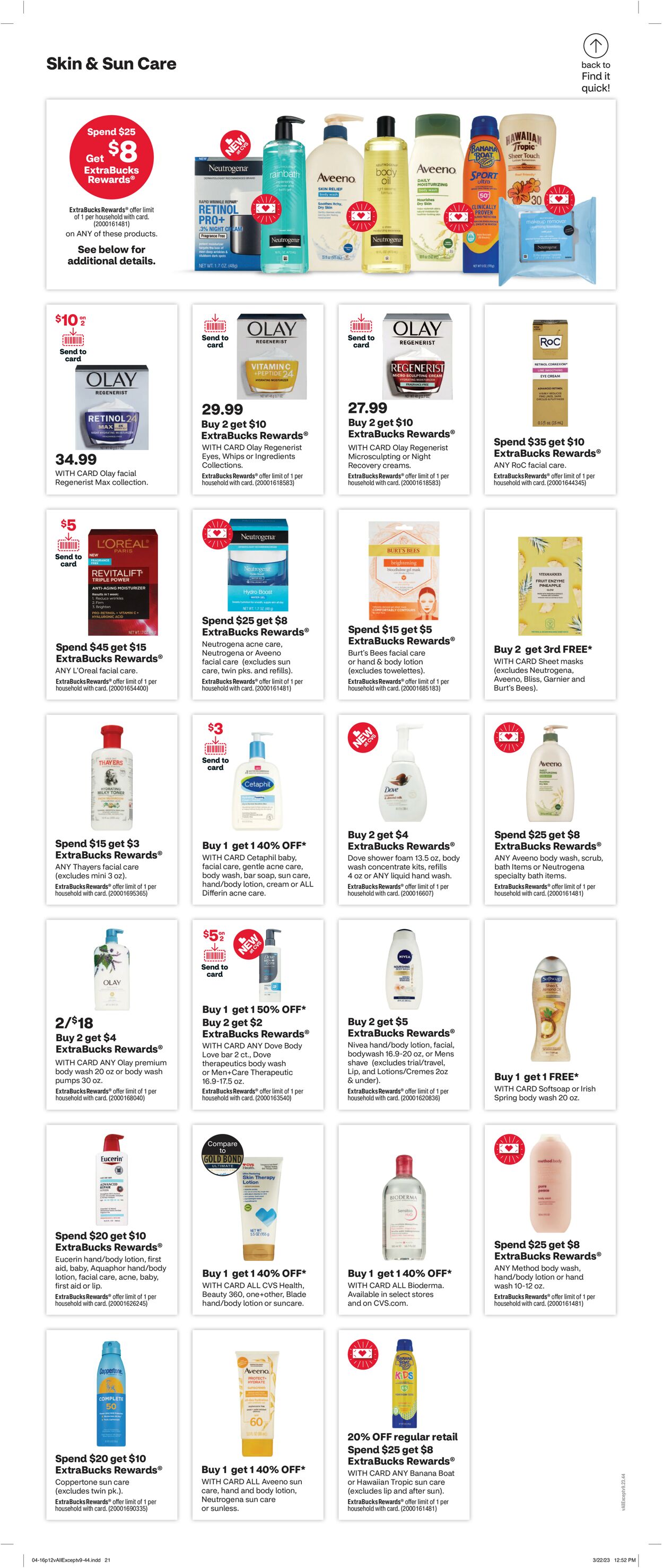 CVS Pharmacy Weekly Ad Circular - valid 04/16-04/23/2023 (Page 14)