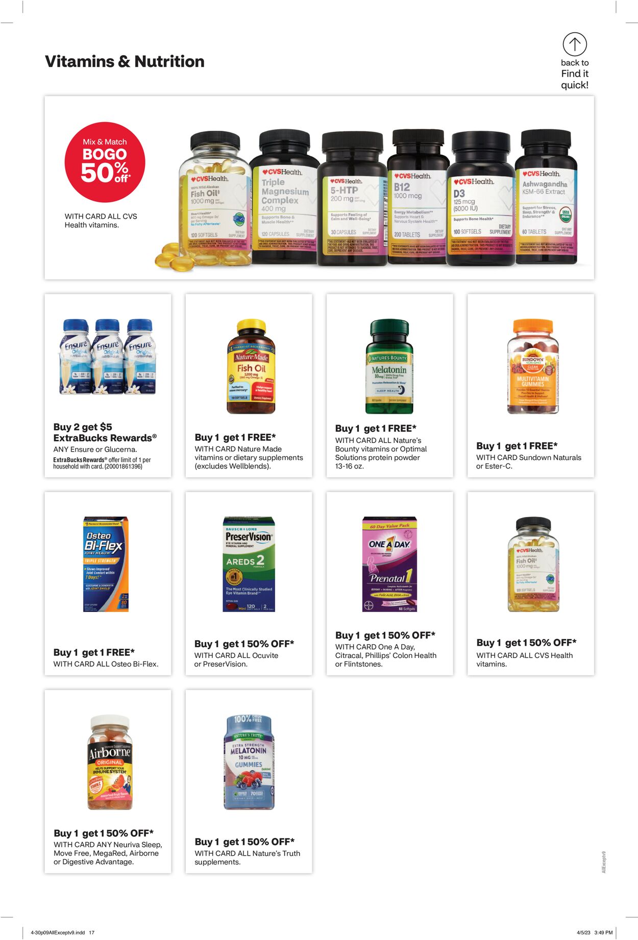 CVS Pharmacy Weekly Ad Circular - valid 04/30-05/07/2023 (Page 9)