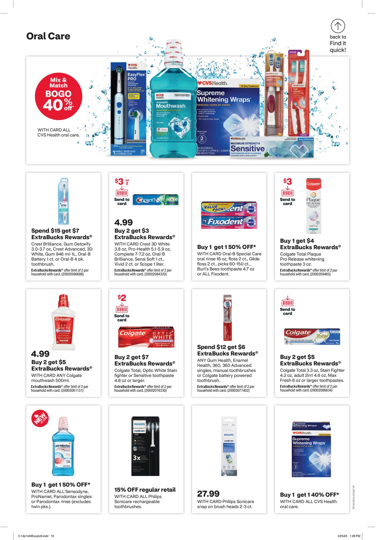 CVS Pharmacy Weekly Ad Circular - valid 05/14-05/21/2023 (Page 15)