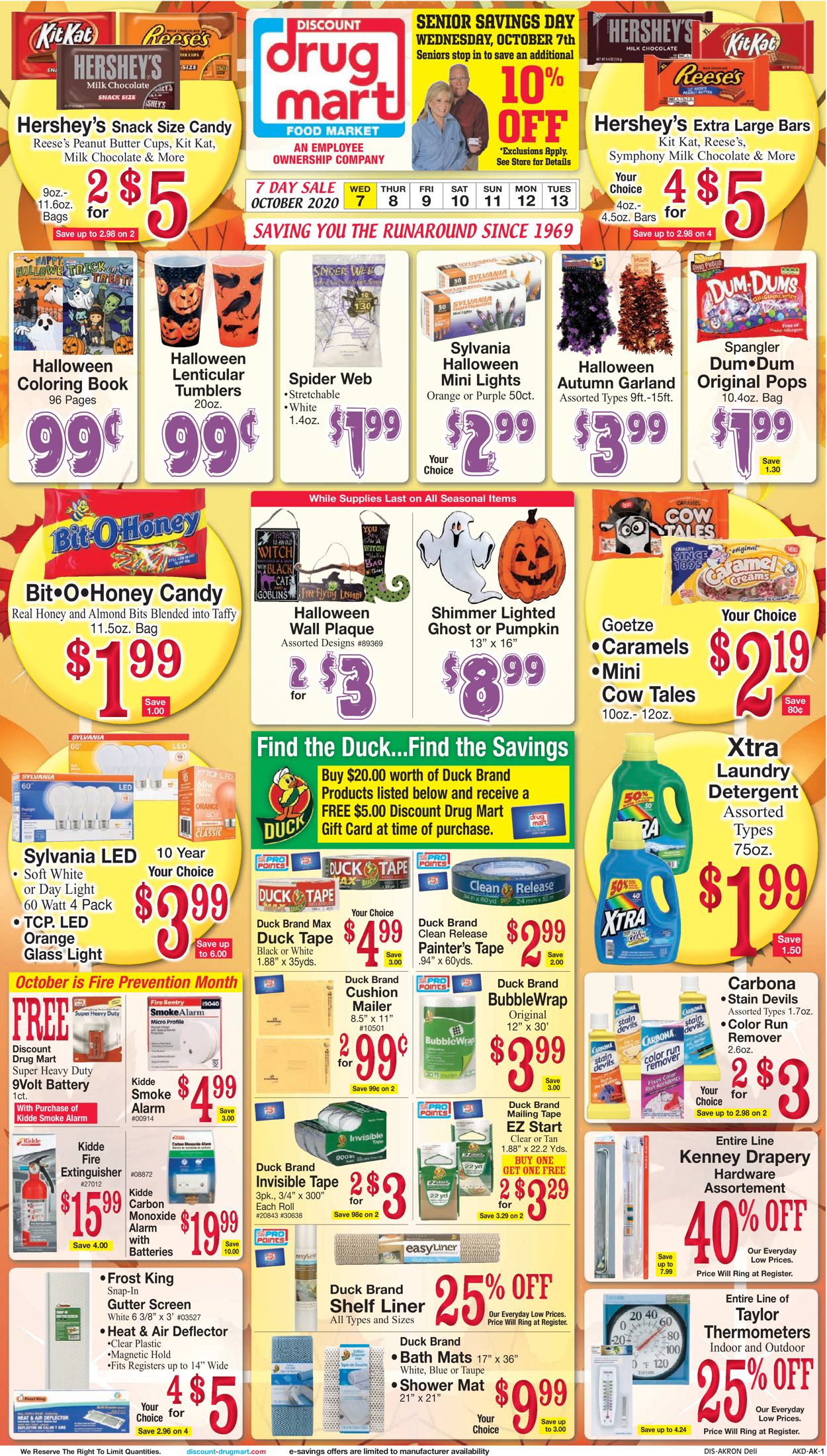 Discount Drug Mart Weekly Ad Circular - valid 10/07-10/13/2020