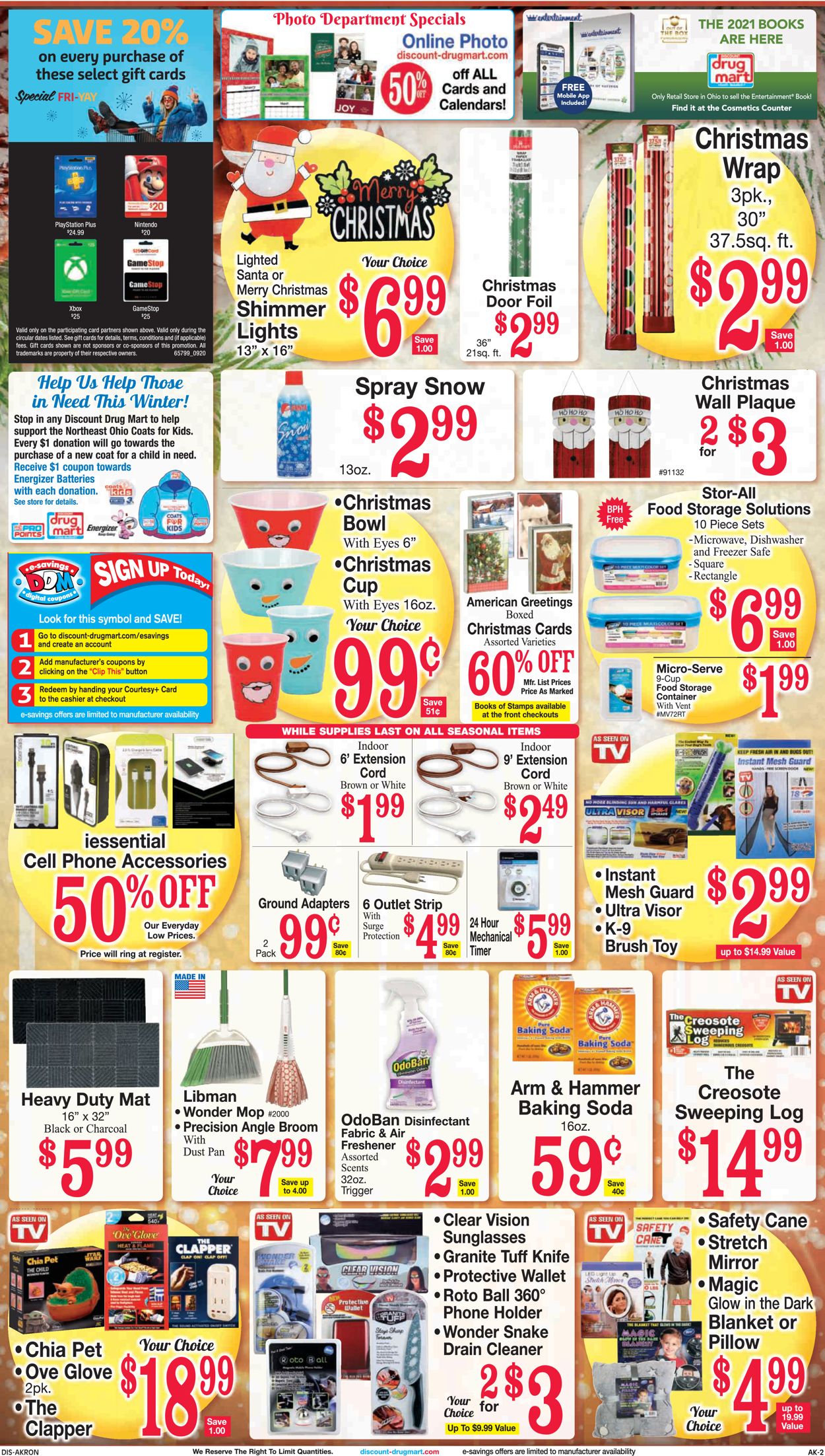 Discount Drug Mart Black Friday 2020 Weekly Ad Circular - valid 11/25-12/01/2020 (Page 2)