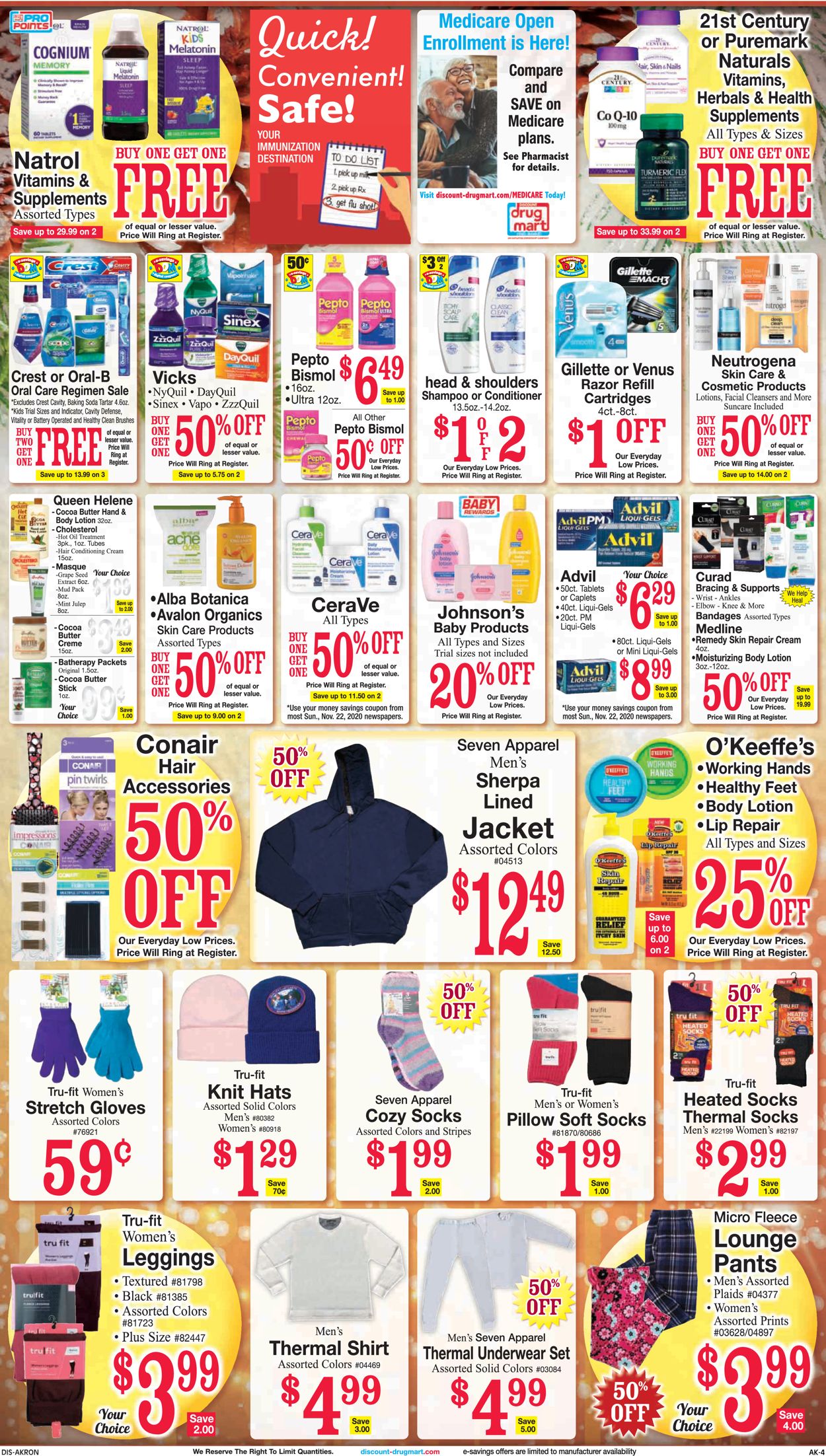 Discount Drug Mart Black Friday 2020 Weekly Ad Circular - valid 11/25-12/01/2020 (Page 4)
