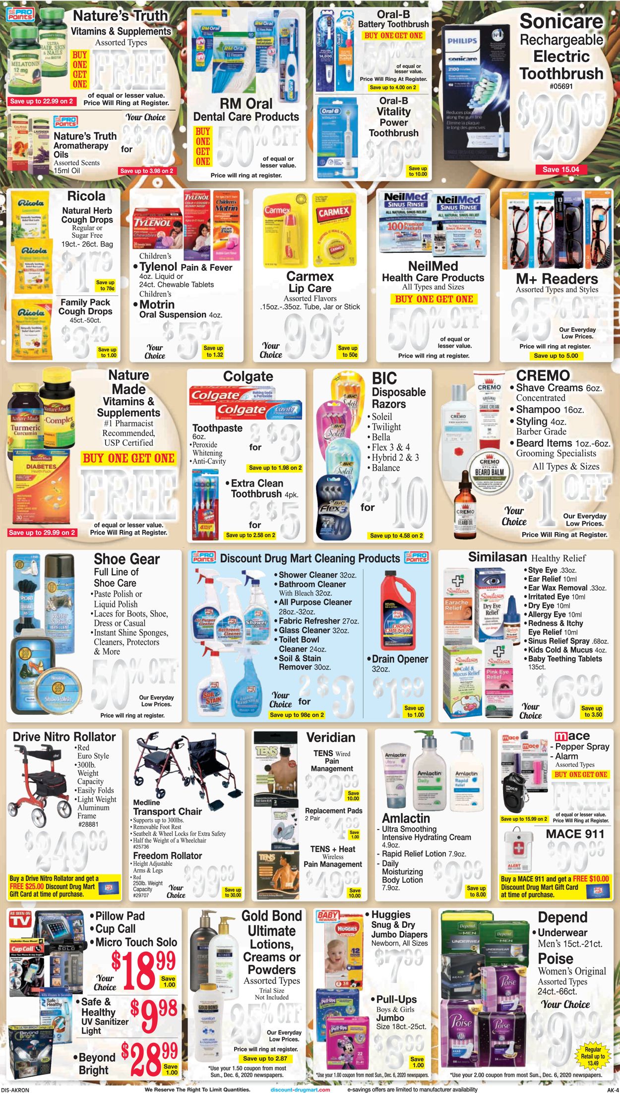 Discount Drug Mart Weekly Ad Circular - valid 12/09-12/15/2020 (Page 4)