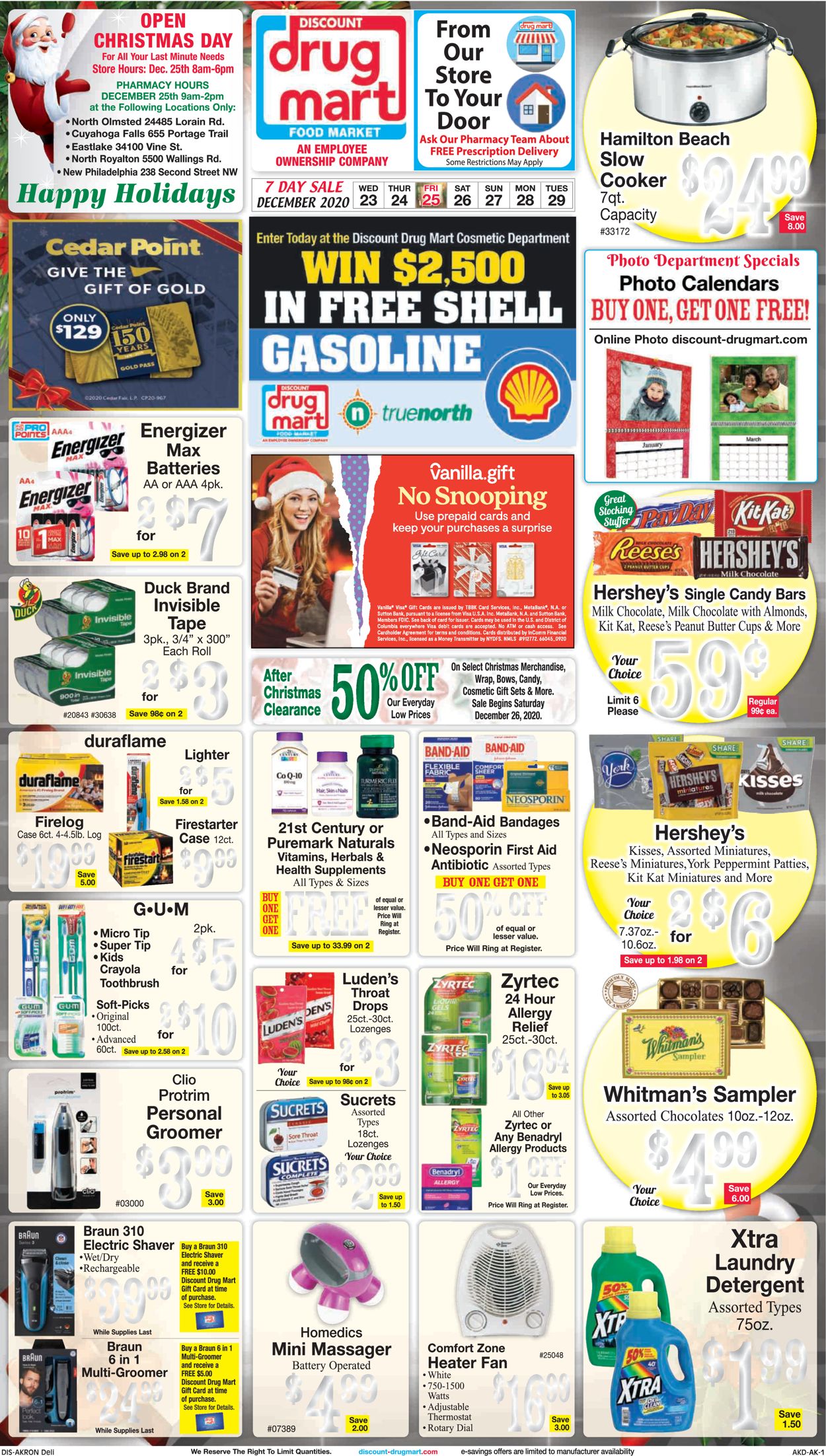 Discount Drug Mart Weekly Ad Circular - valid 12/23-12/29/2020