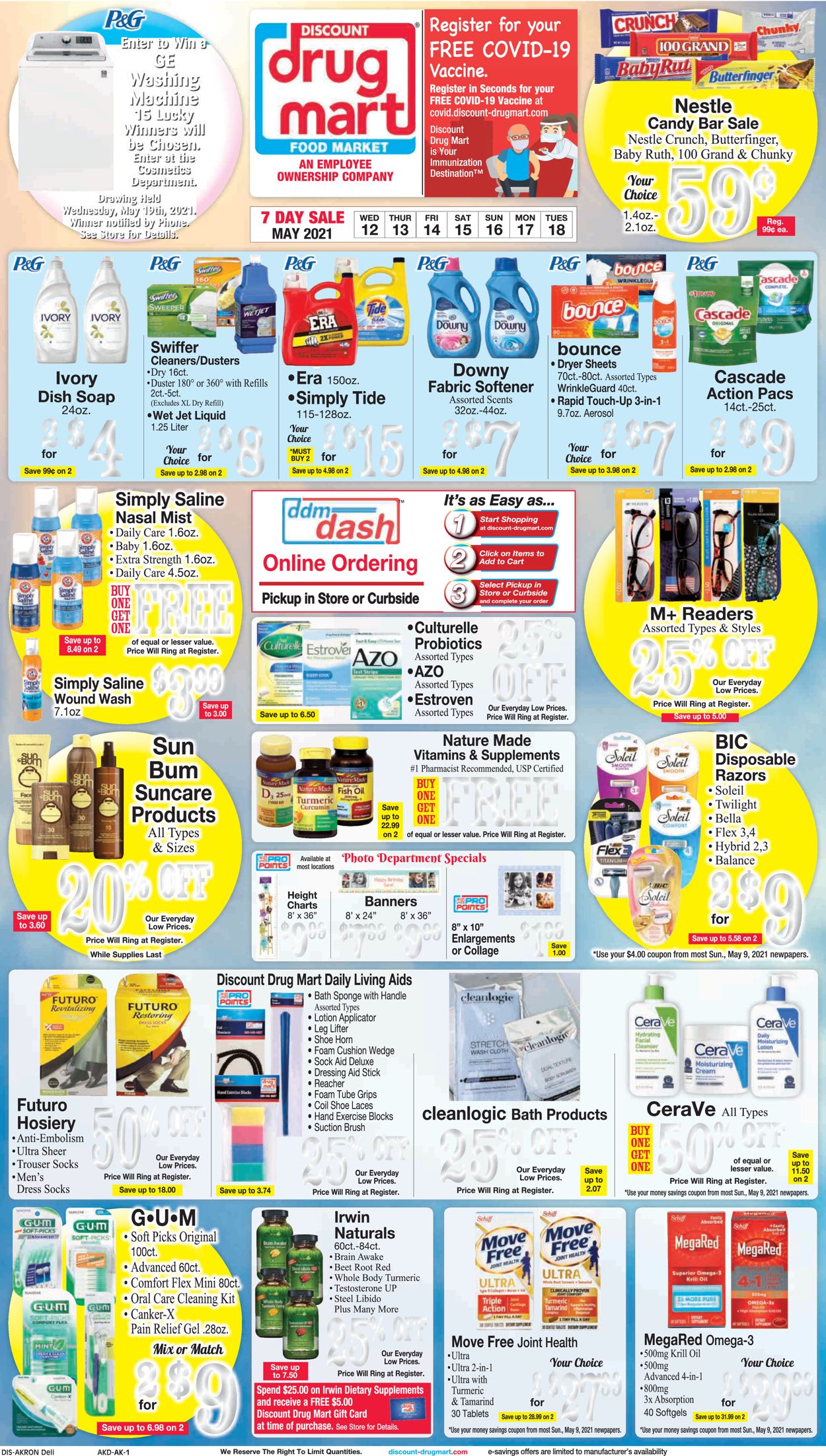 Discount Drug Mart Weekly Ad Circular - valid 05/12-05/18/2021