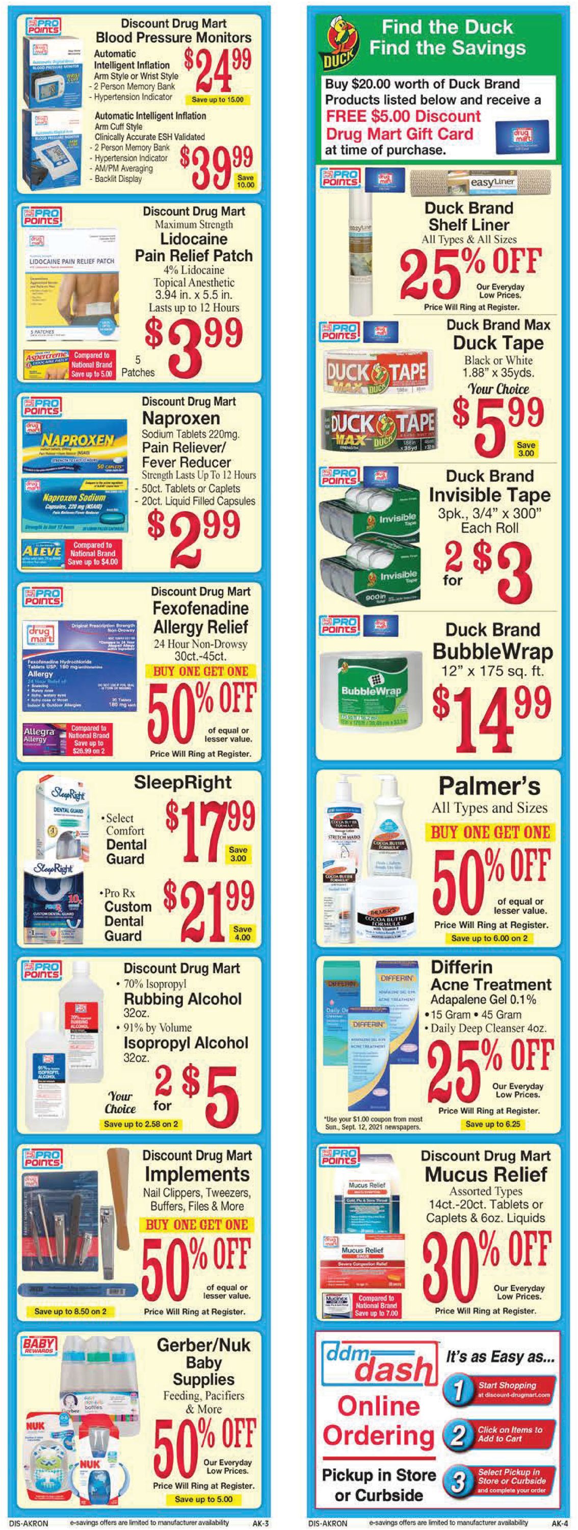Discount Drug Mart Weekly Ad Circular - valid 09/15-09/21/2021 (Page 3)