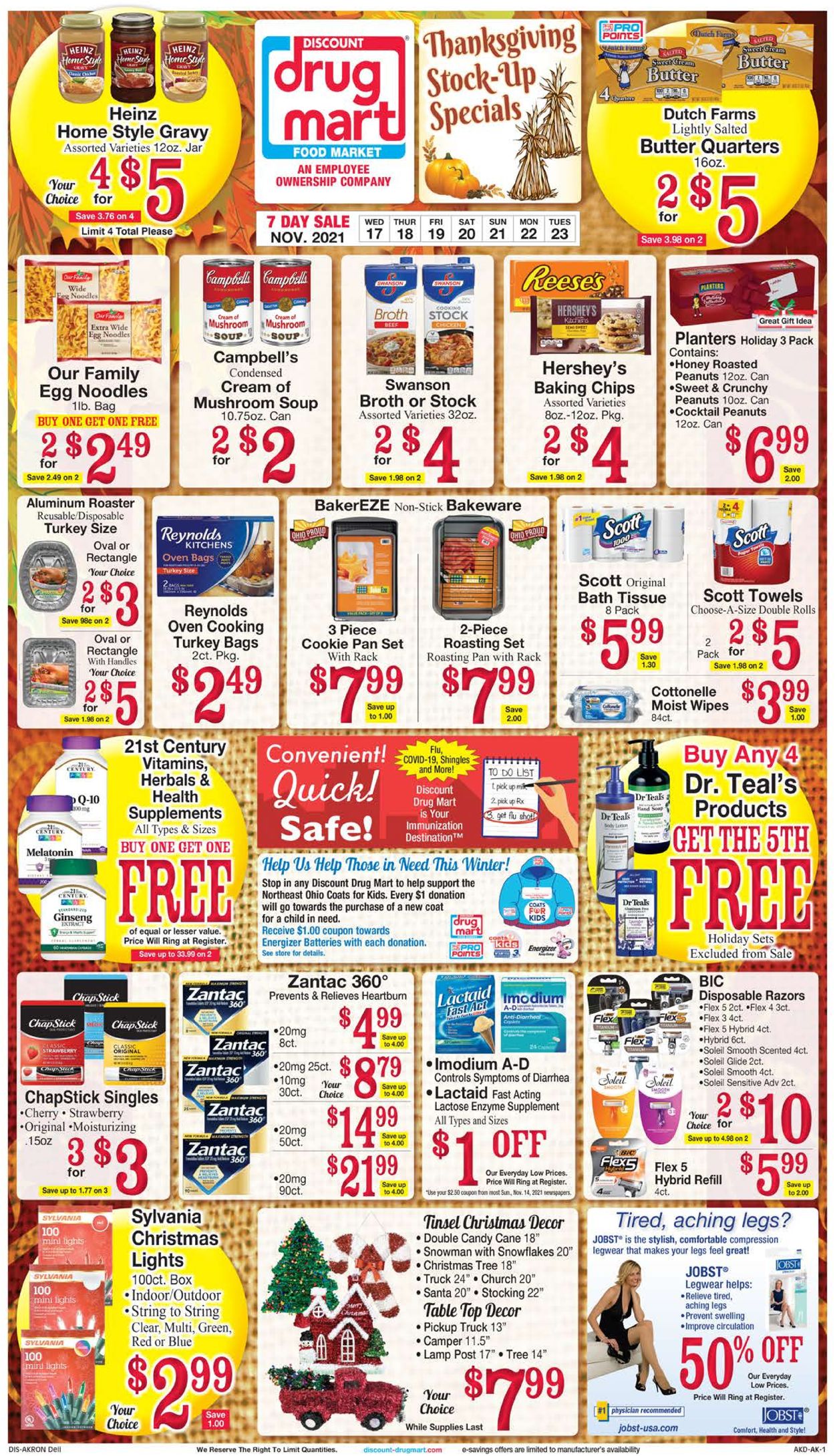 Discount Drug Mart Weekly Ad Circular - valid 11/17-11/23/2021