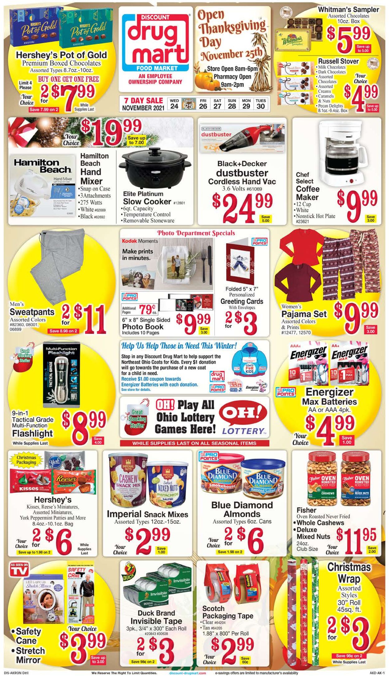Discount Drug Mart Weekly Ad Circular - valid 11/24-11/30/2021
