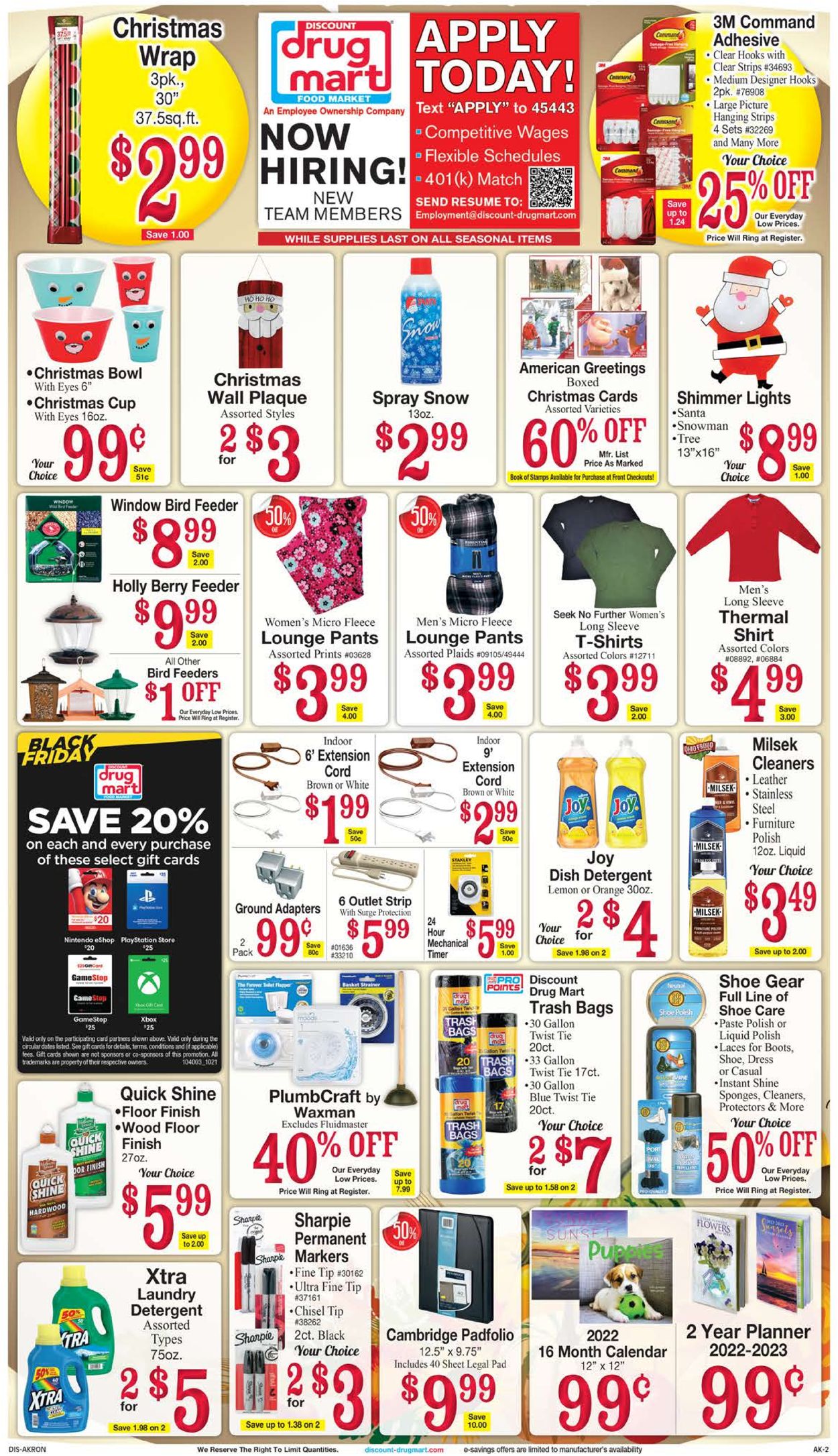 Discount Drug Mart Weekly Ad Circular - valid 11/24-11/30/2021 (Page 2)