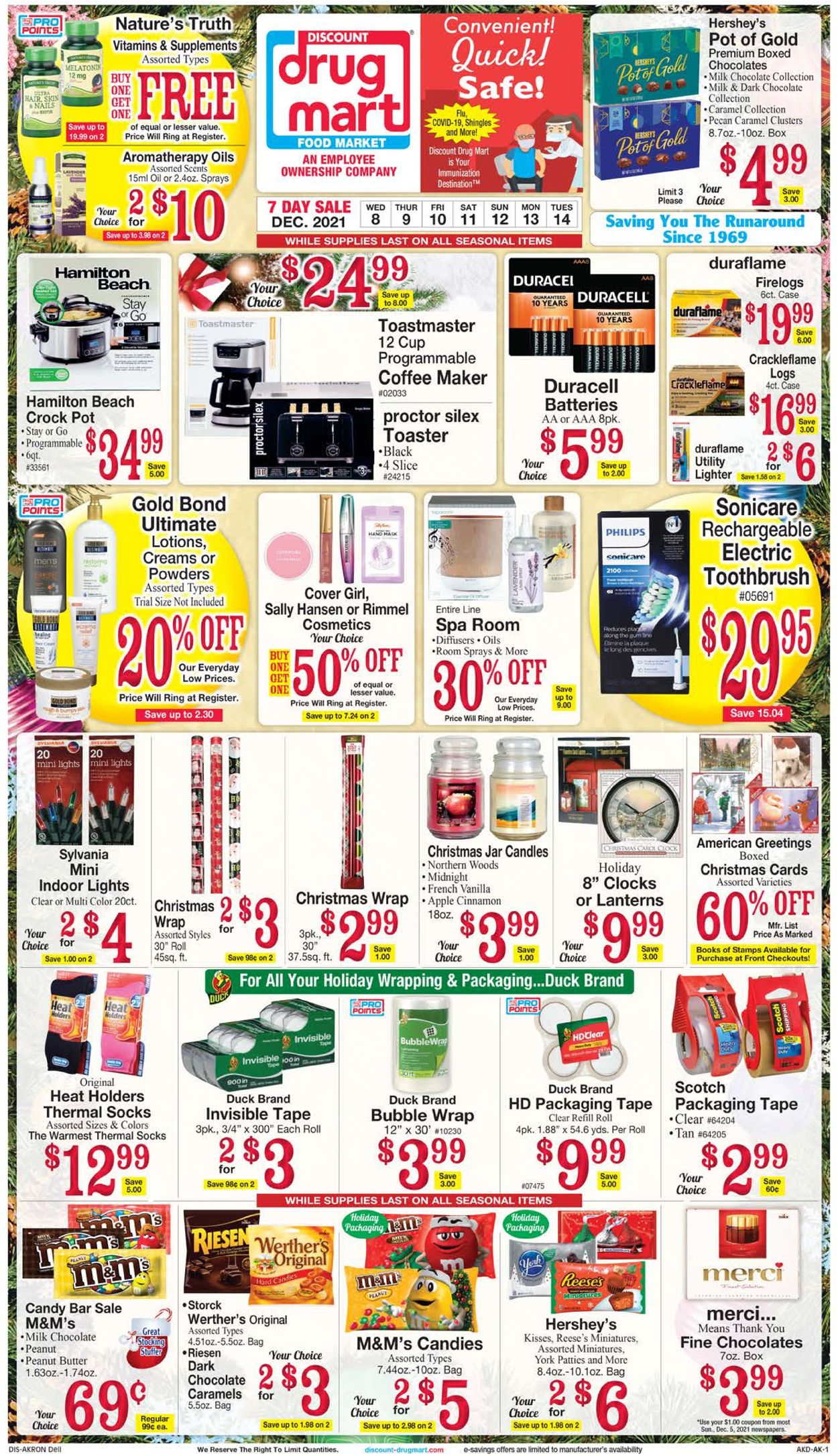 Discount Drug Mart Weekly Ad Circular - valid 12/08-12/14/2021