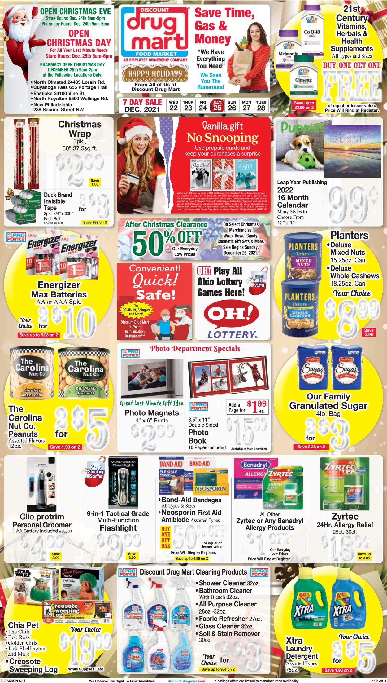 Discount Drug Mart Weekly Ad Circular - valid 12/22-12/28/2021
