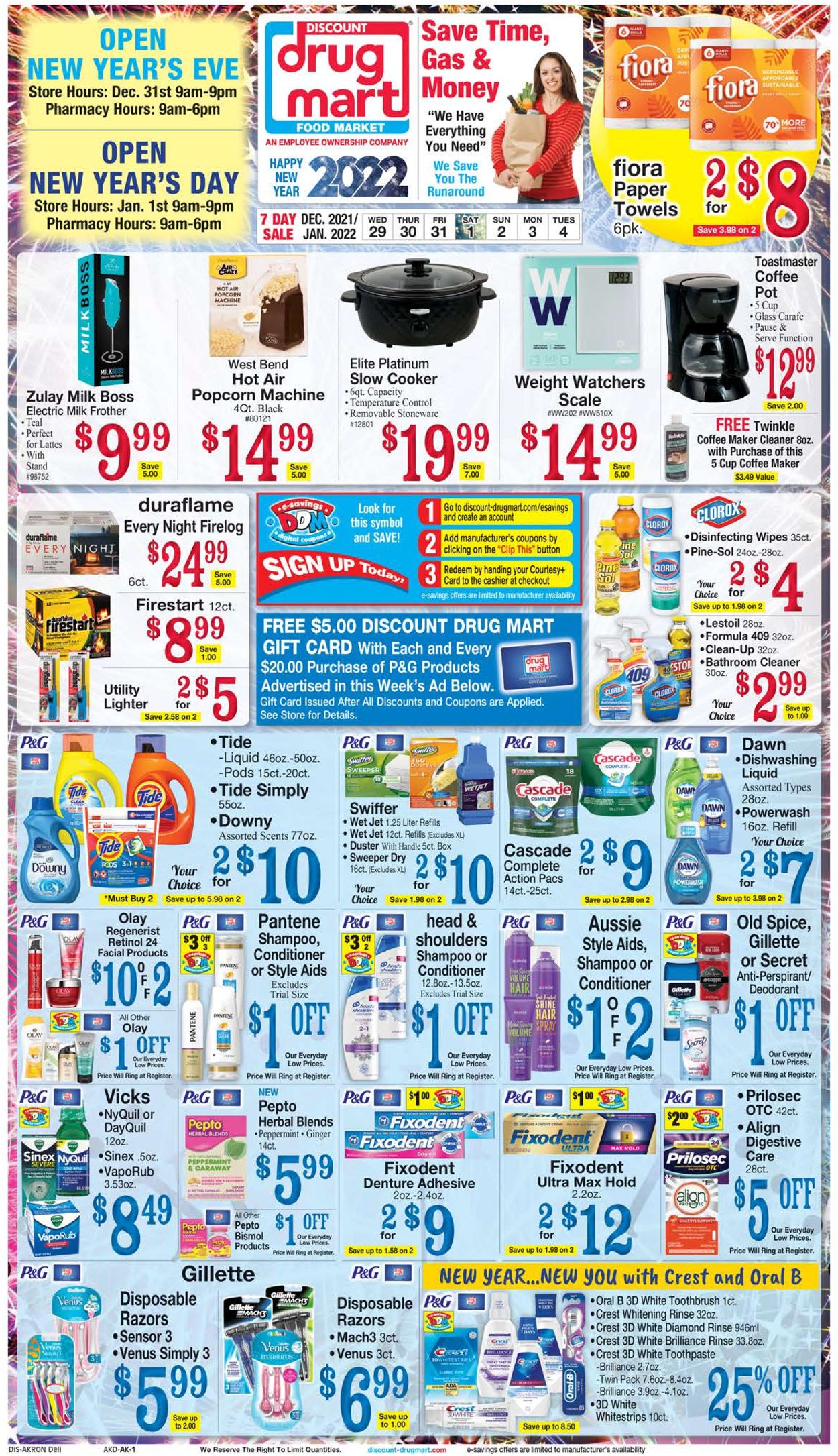 Discount Drug Mart Weekly Ad Circular - valid 12/29-01/04/2022