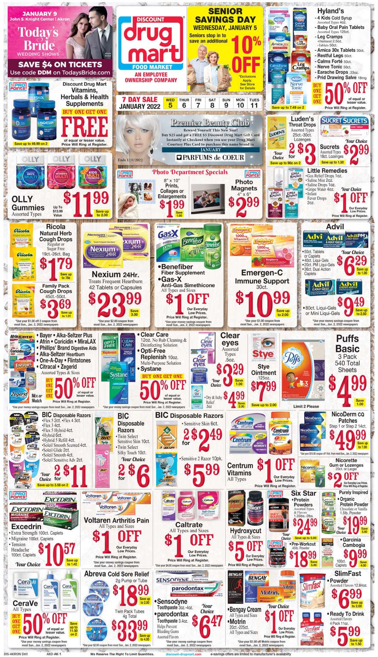 Discount Drug Mart Weekly Ad Circular - valid 01/05-01/11/2021