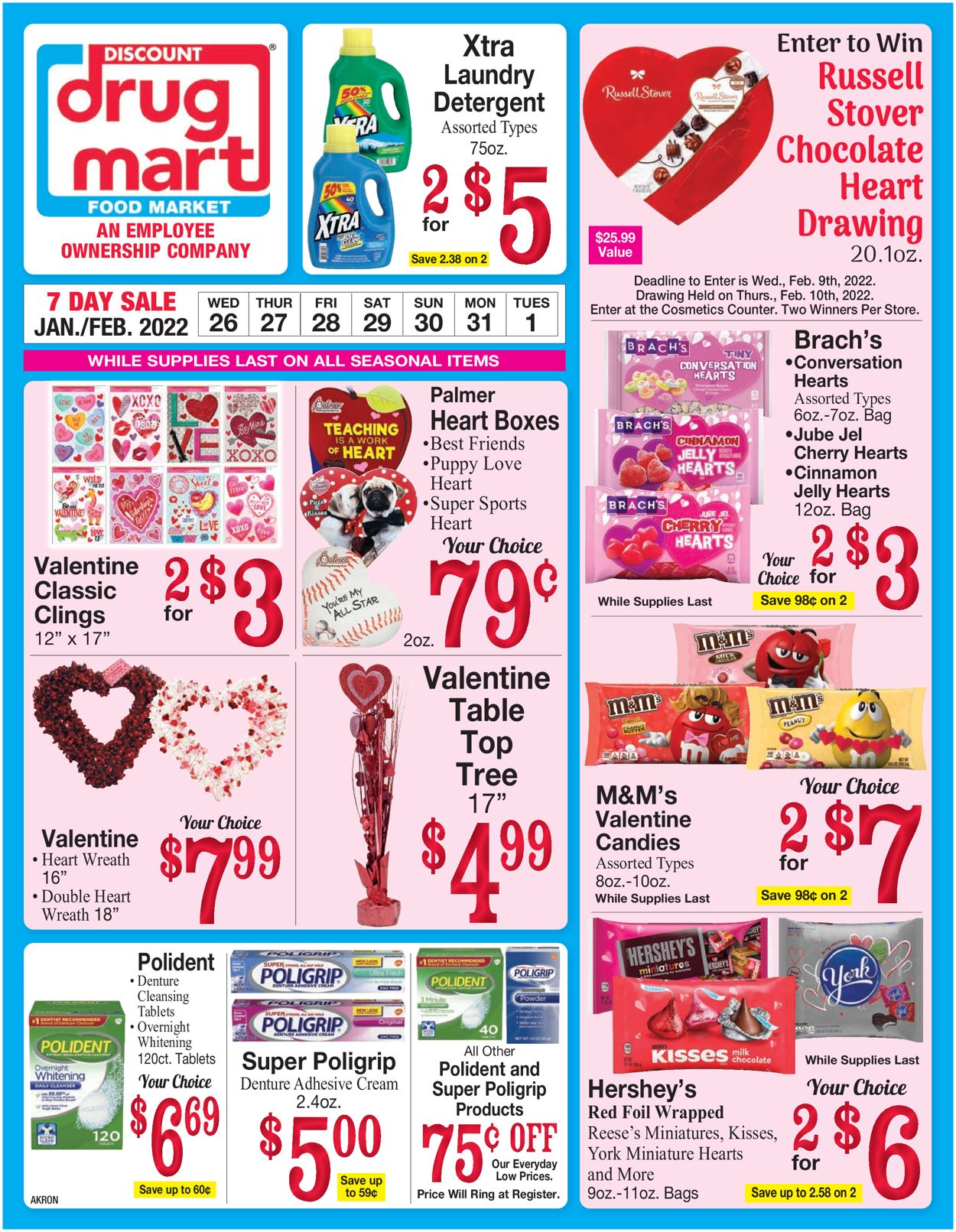 Discount Drug Mart Weekly Ad Circular - valid 01/26-02/01/2022