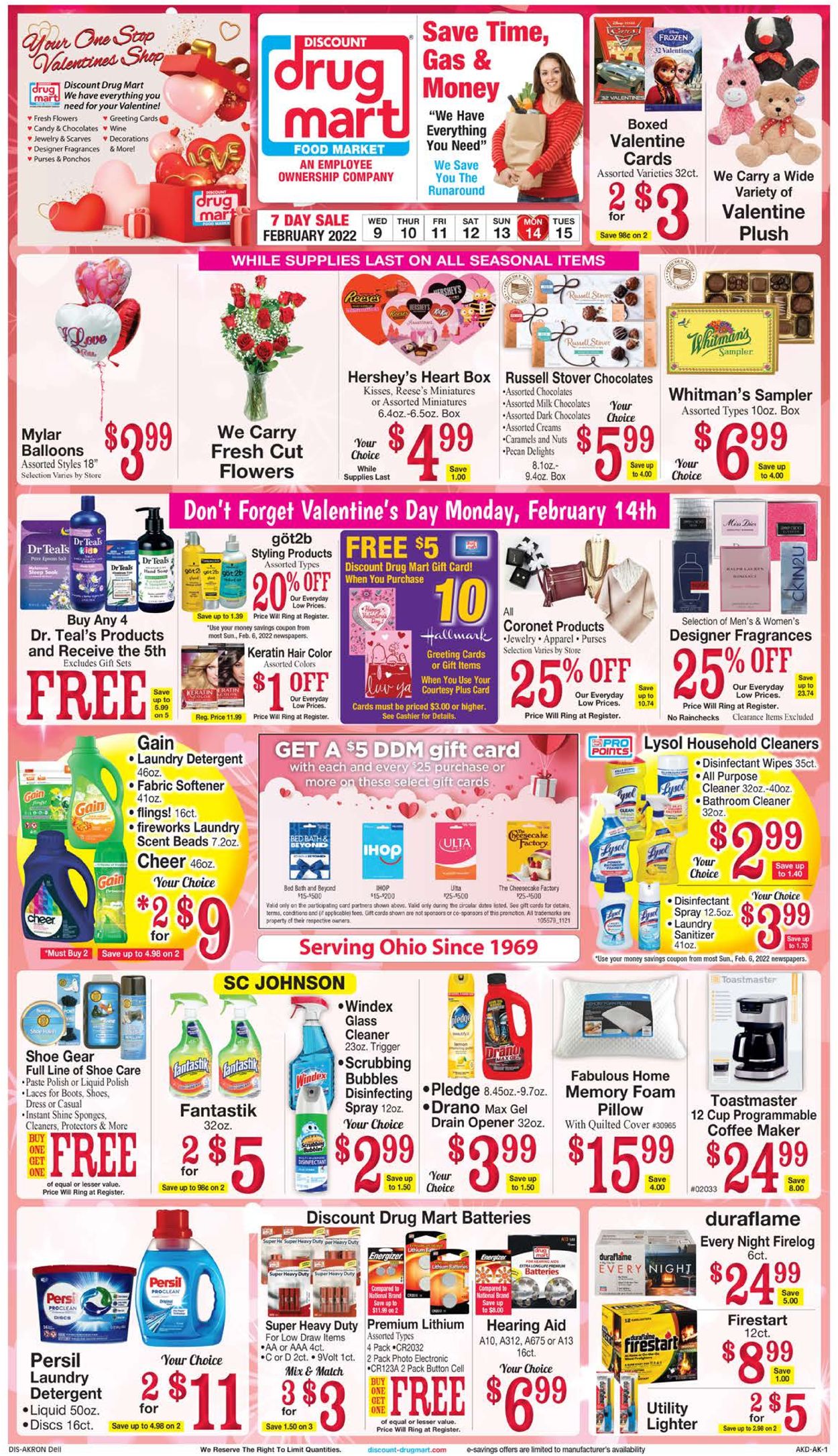 Discount Drug Mart Weekly Ad Circular - valid 02/09-02/15/2022
