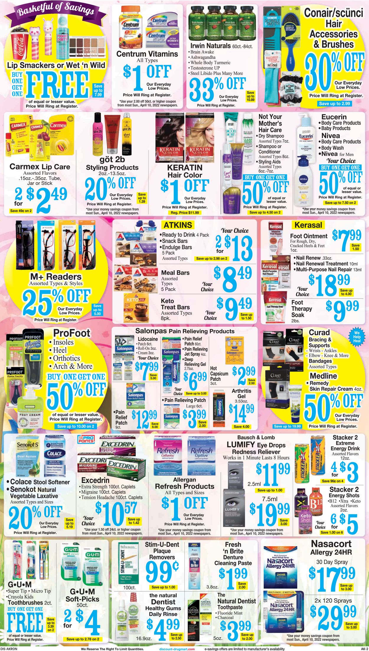 Discount Drug Mart EASTER 2022 Weekly Ad Circular - valid 04/13-04/19/2022 (Page 2)