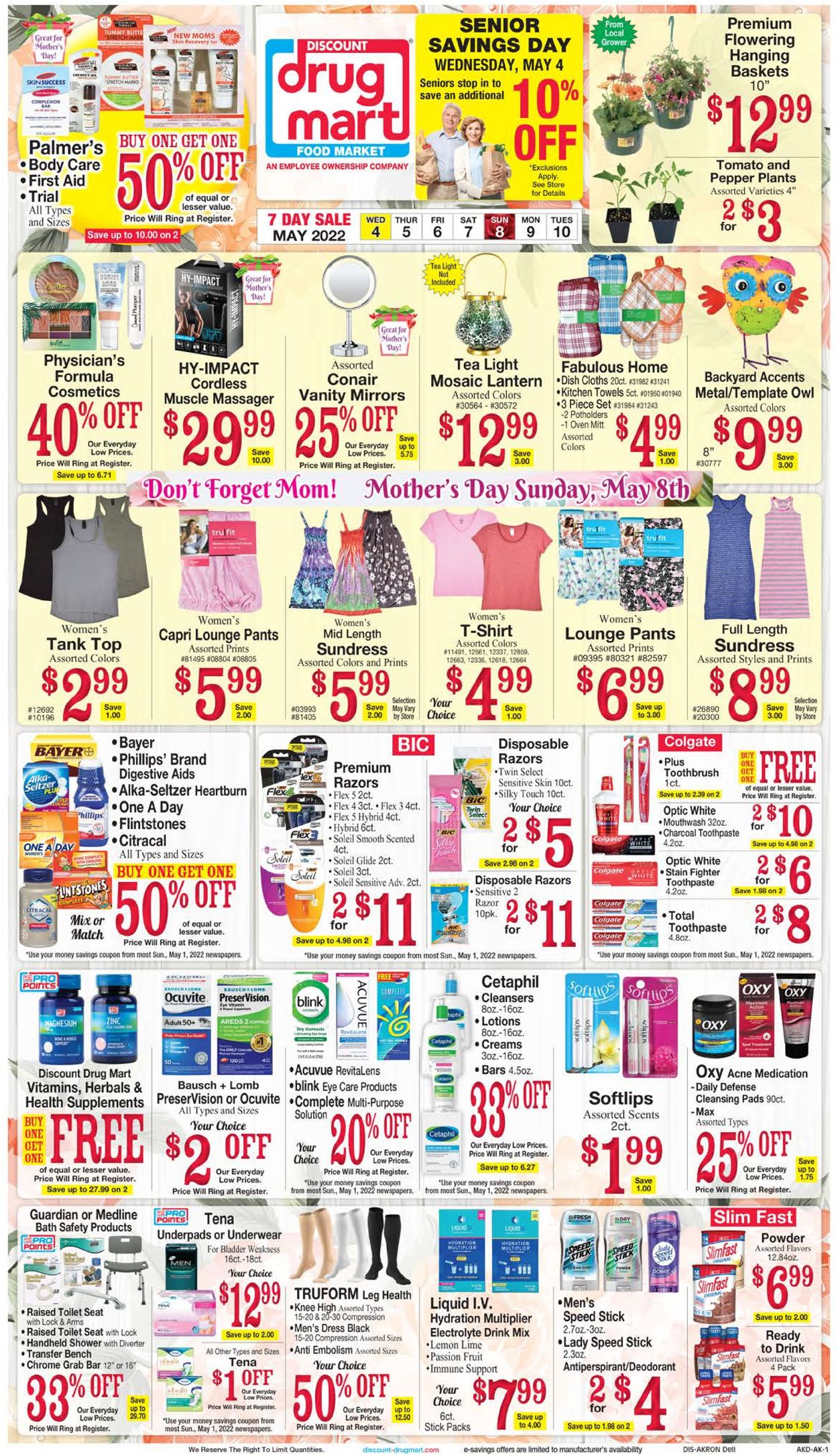 Discount Drug Mart Weekly Ad Circular - valid 05/04-05/10/2022