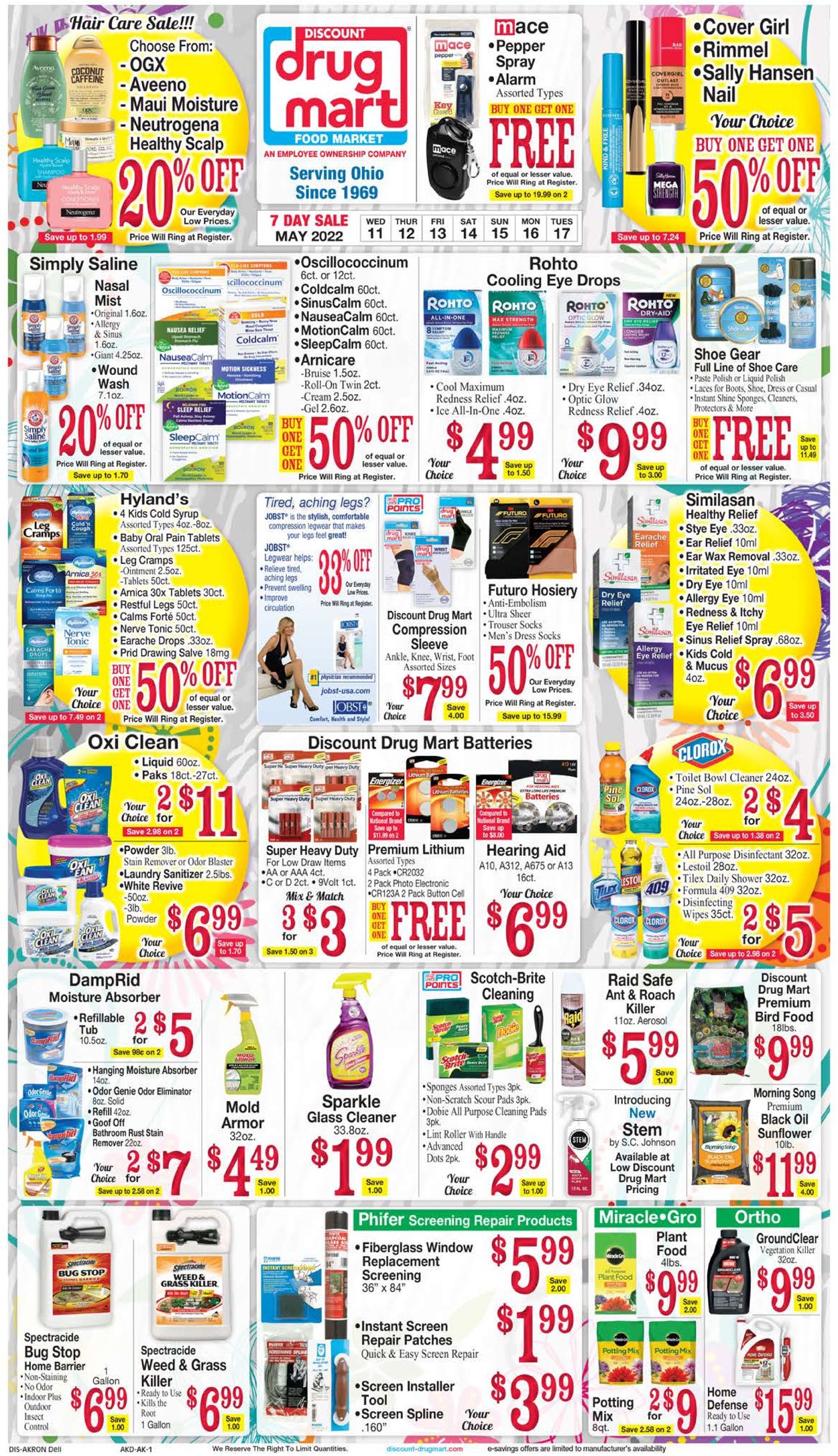 Discount Drug Mart Weekly Ad Circular - valid 05/11-05/17/2022