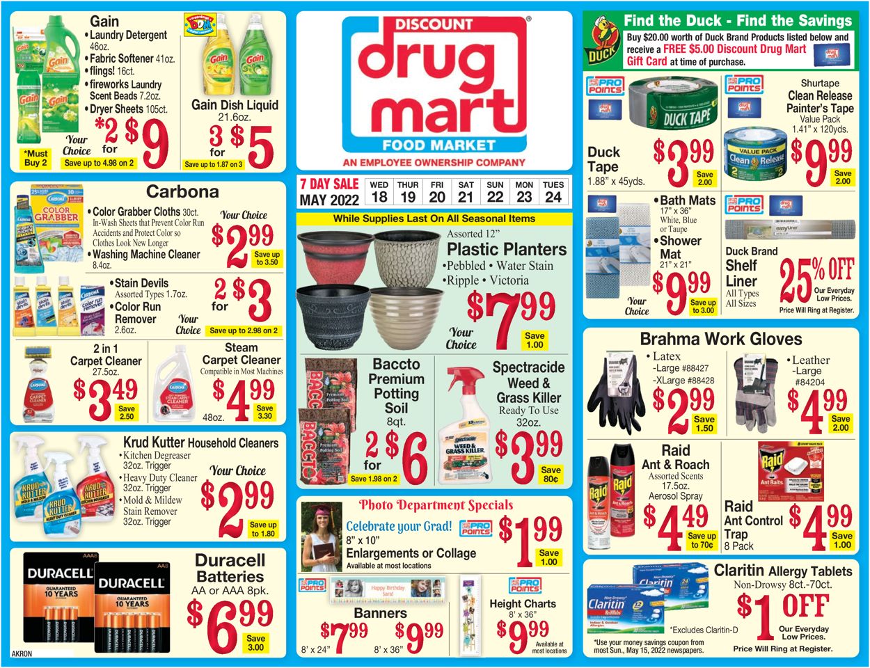 Discount Drug Mart Weekly Ad Circular - valid 05/18-05/24/2022