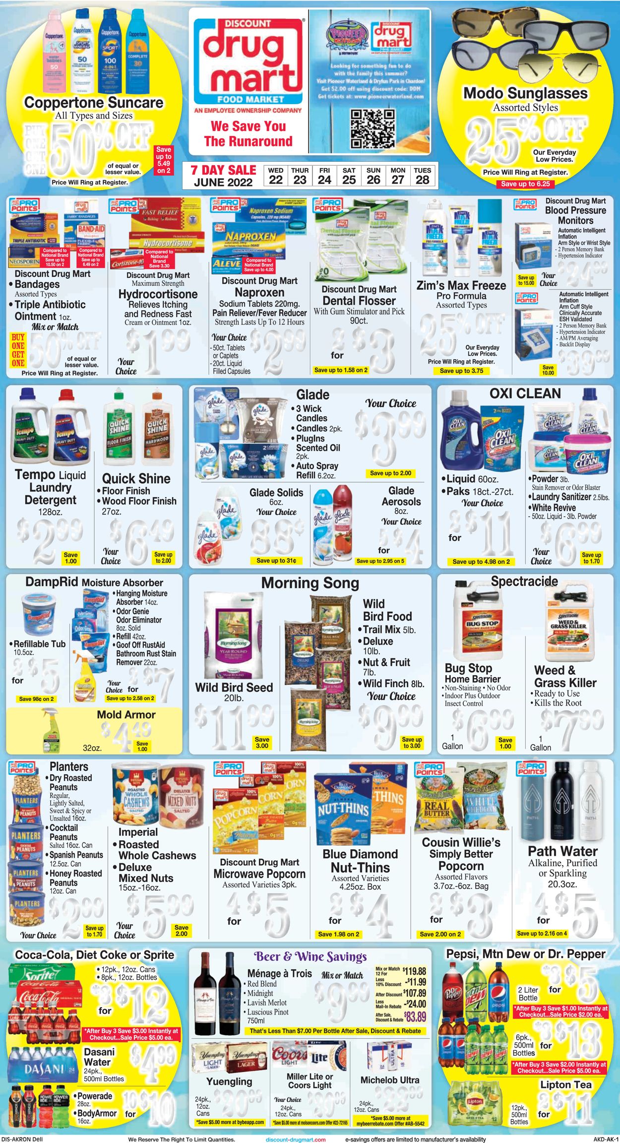 Discount Drug Mart Weekly Ad Circular - valid 06/22-06/28/2022