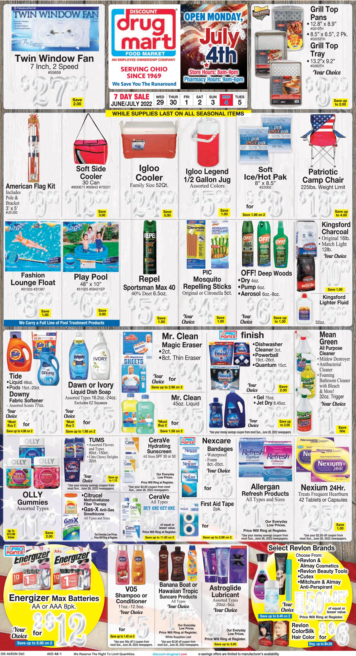 Discount Drug Mart Weekly Ad Circular - valid 06/29-07/05/2022