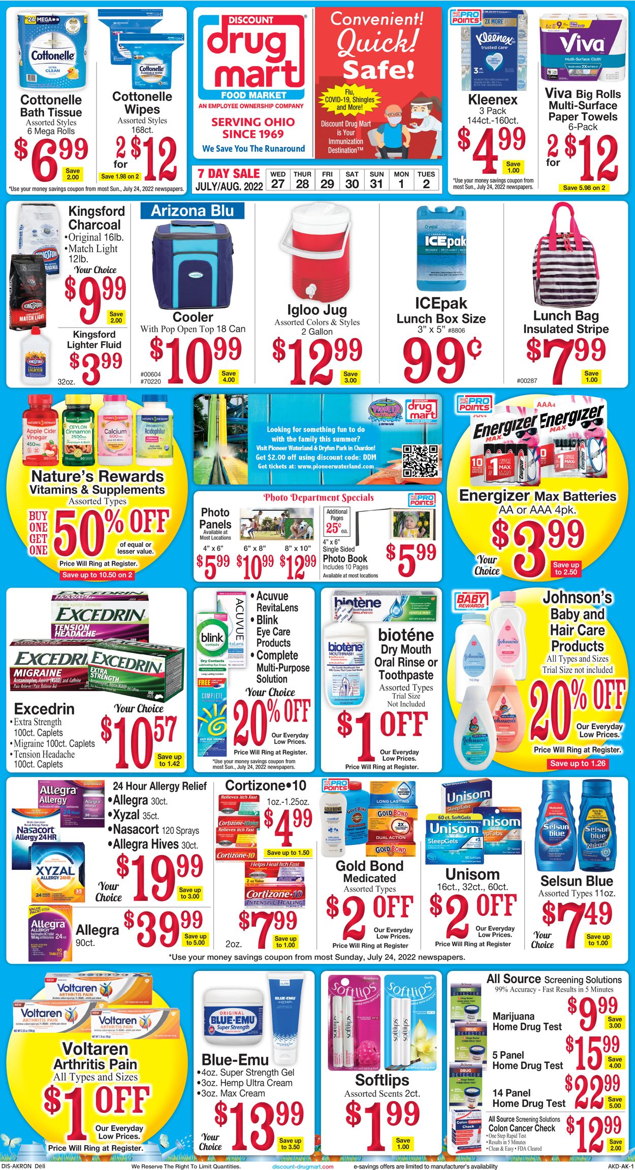 Discount Drug Mart Weekly Ad Circular - valid 07/27-08/02/2022