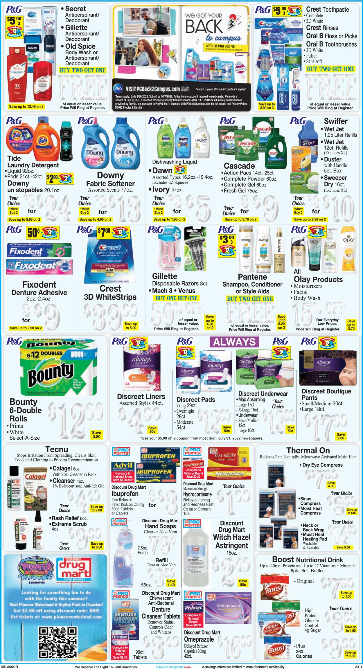 Discount Drug Mart Weekly Ad Circular - valid 08/03-08/09/2022 (Page 4)