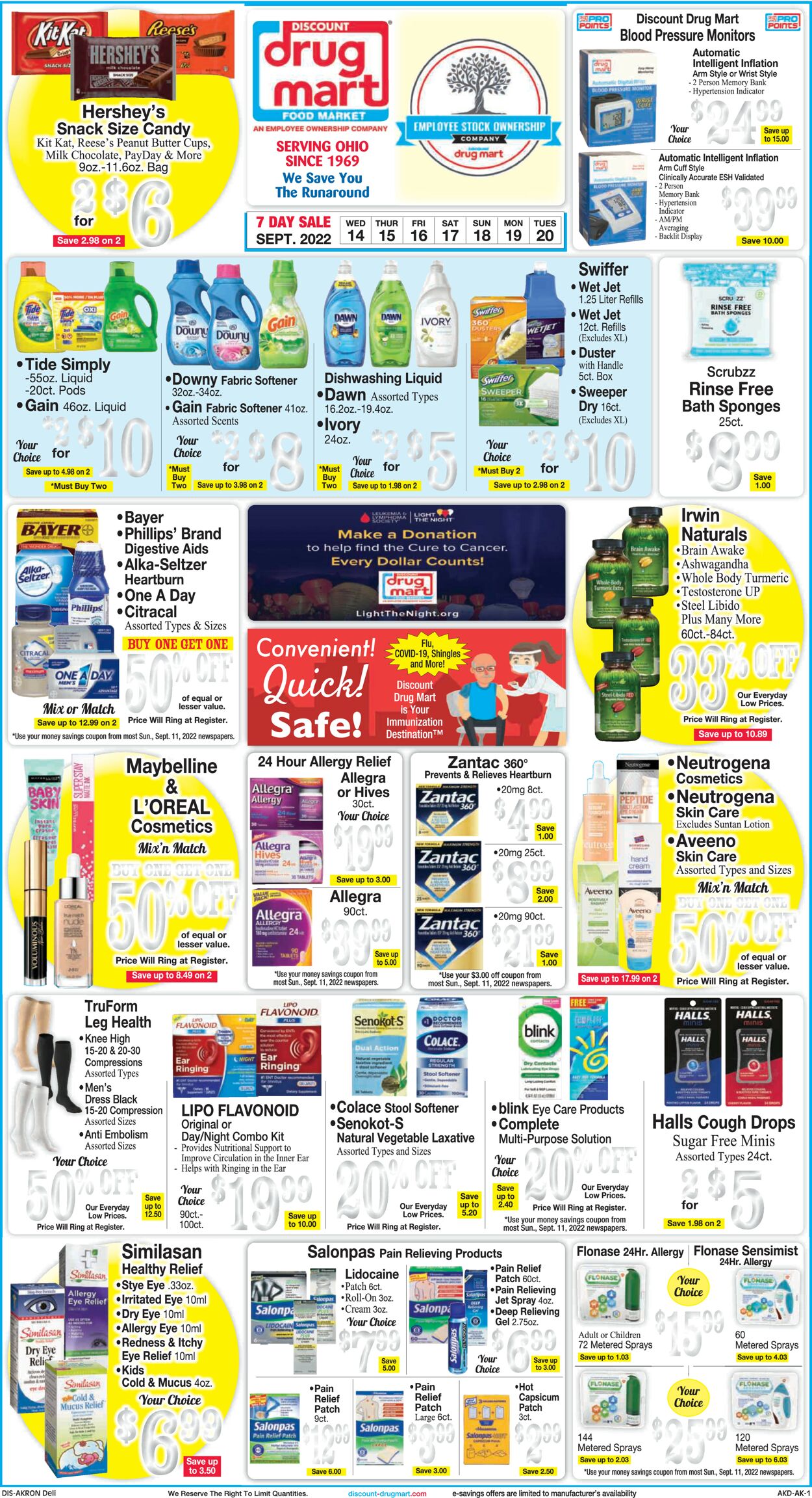 Discount Drug Mart Weekly Ad Circular - valid 09/14-09/20/2022
