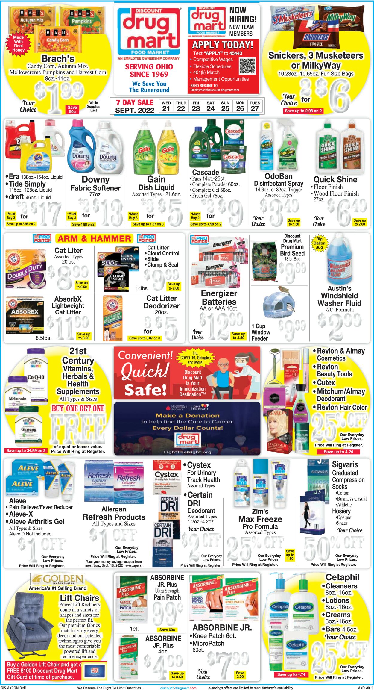 Discount Drug Mart Weekly Ad Circular - valid 09/21-09/27/2022