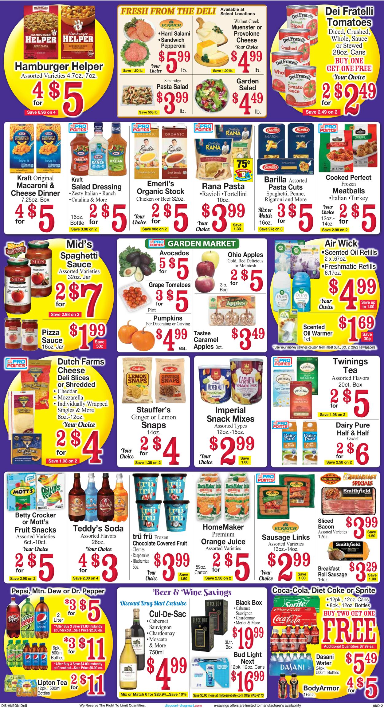 Discount Drug Mart Weekly Ad Circular - valid 10/05-10/11/2022 (Page 2)