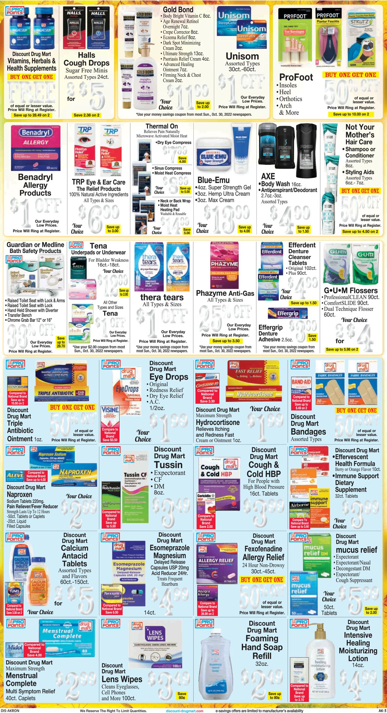 Discount Drug Mart Weekly Ad Circular - valid 11/02-11/08/2022 (Page 3)