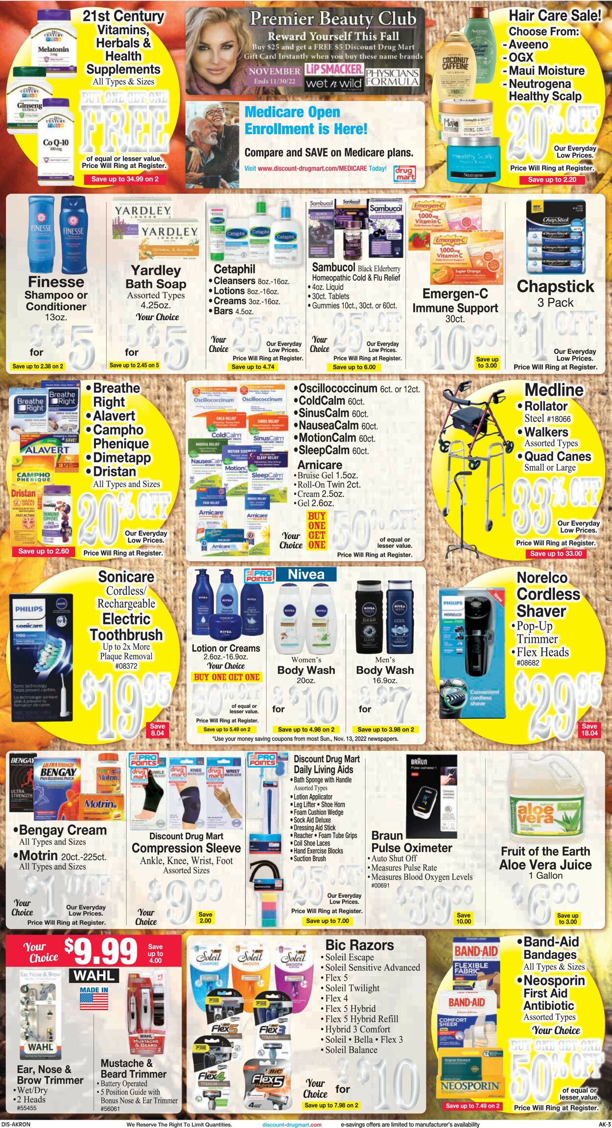 Discount Drug Mart Weekly Ad Circular - valid 11/16-11/22/2022 (Page 3)