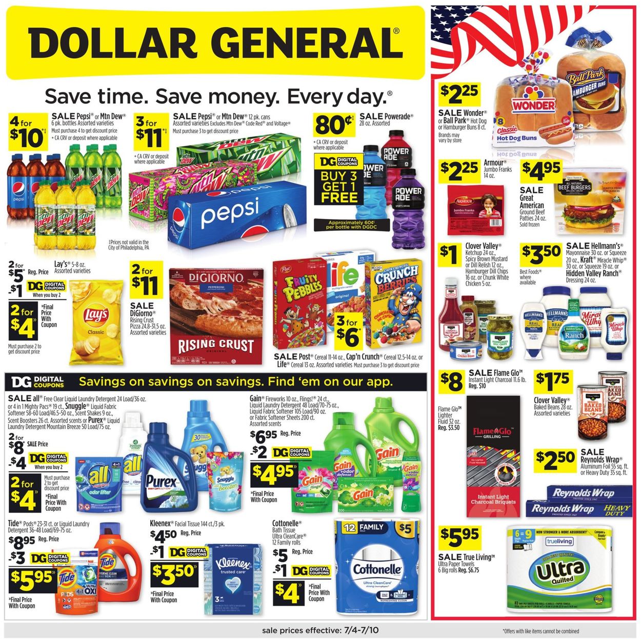 Dollar General Weekly Ad Circular - valid 07/04-07/10/2021