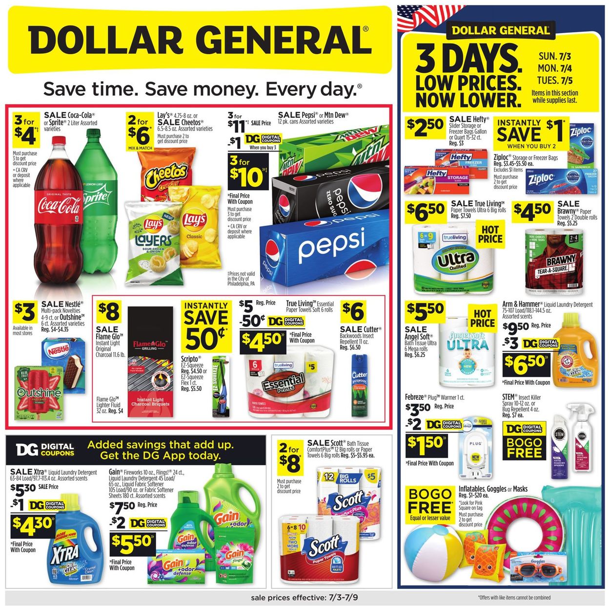 Dollar General Weekly Ad Circular - valid 07/03-07/09/2022