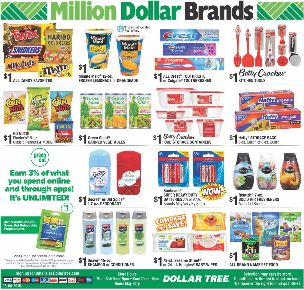 Dollar Tree Weekly Ad Circular - valid 08/04-08/24/2019 (Page 4)