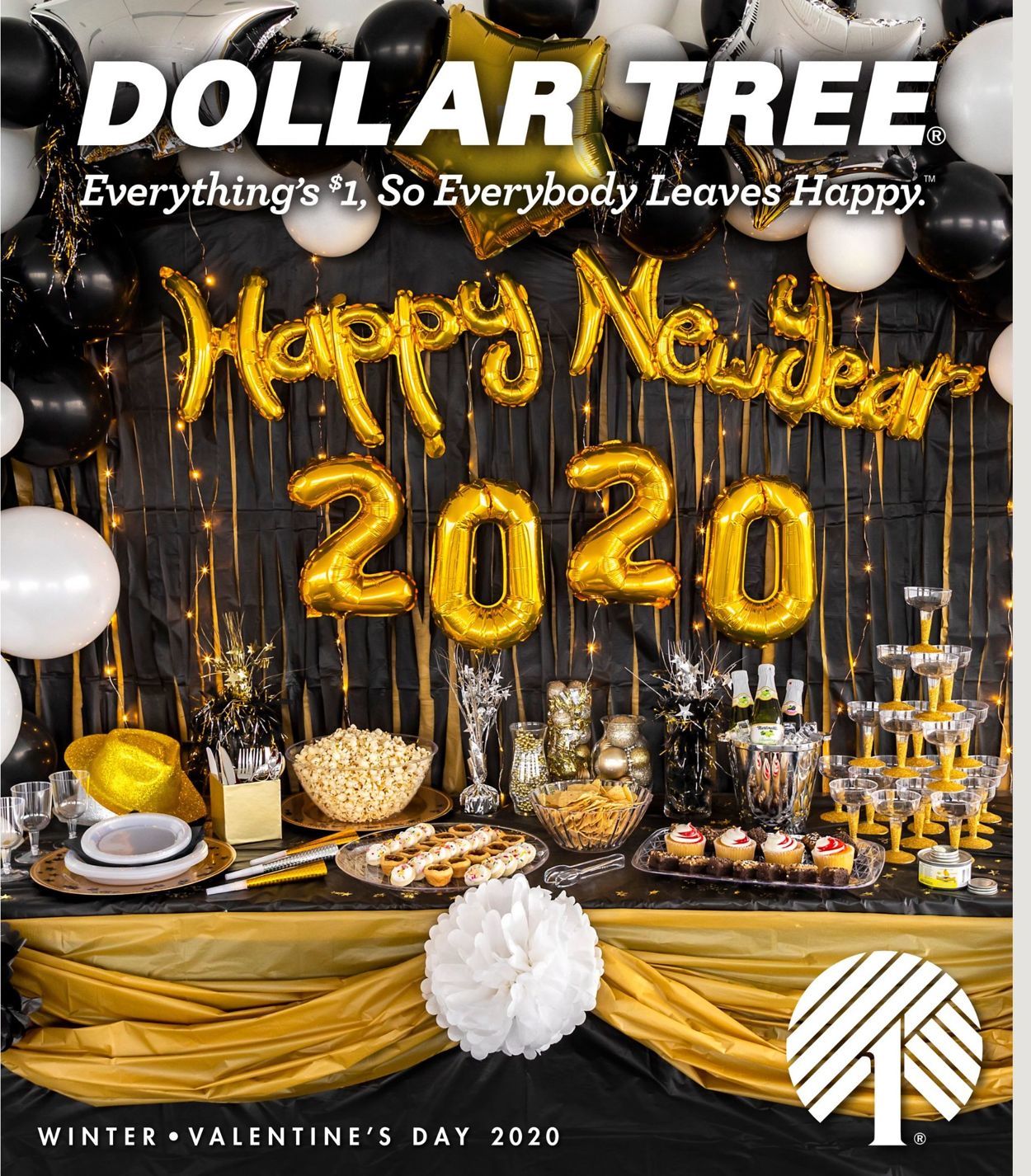 Dollar Tree - New Year's Ad 2019/2020 Weekly Ad Circular - valid 12/25-02/14/2020