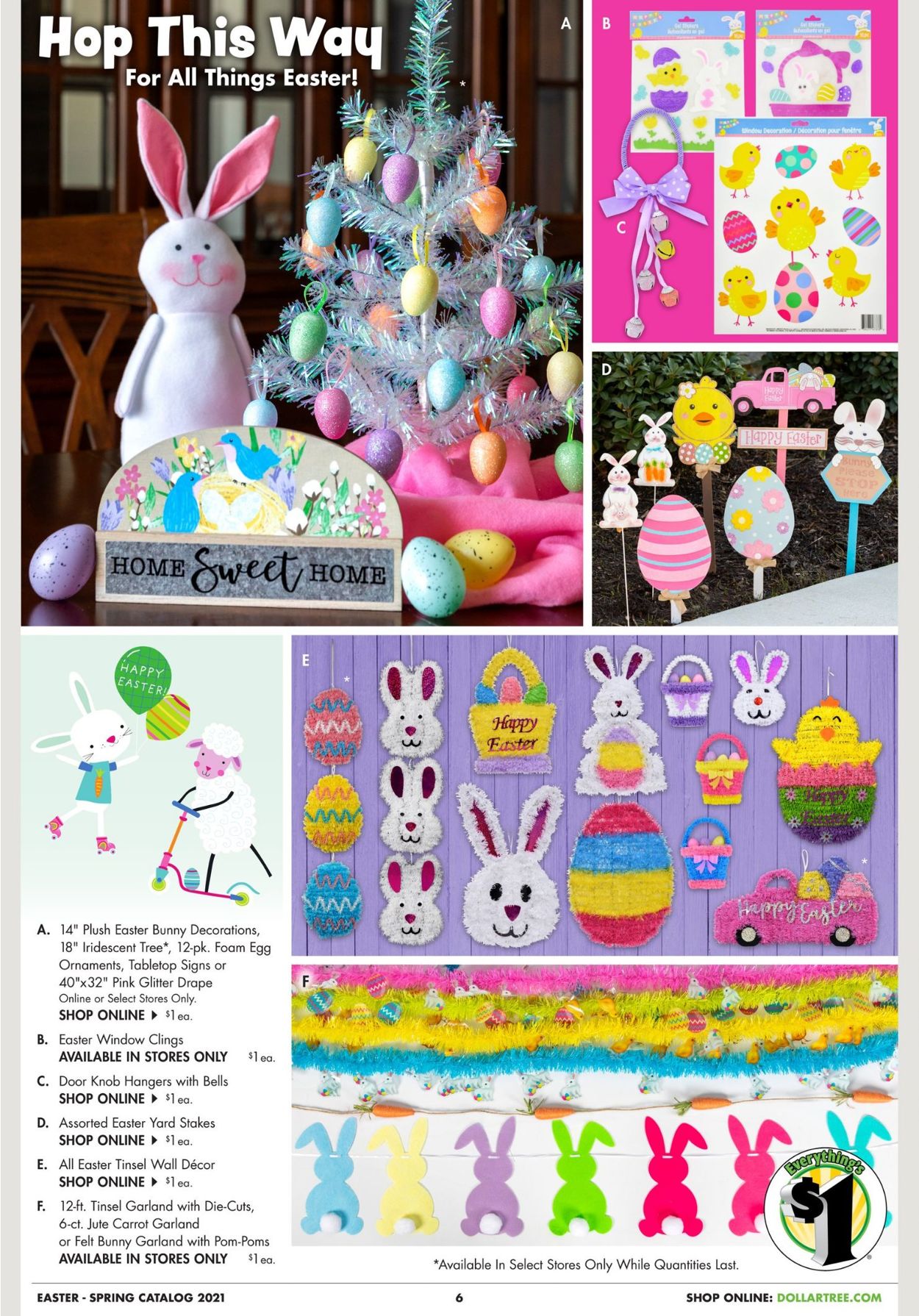 Dollar Tree Easter - Spring Catalog 2021 Weekly Ad Circular - valid 01/17-04/04/2021 (Page 6)