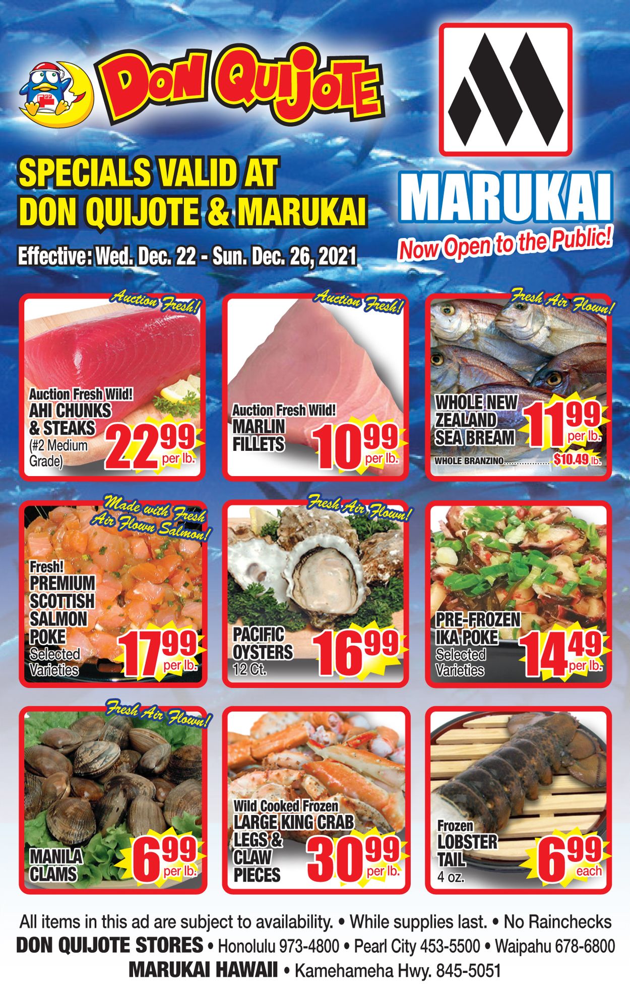 Don Quijote Hawaii Weekly Ad Circular - valid 12/26-01/04/2022 (Page 7)