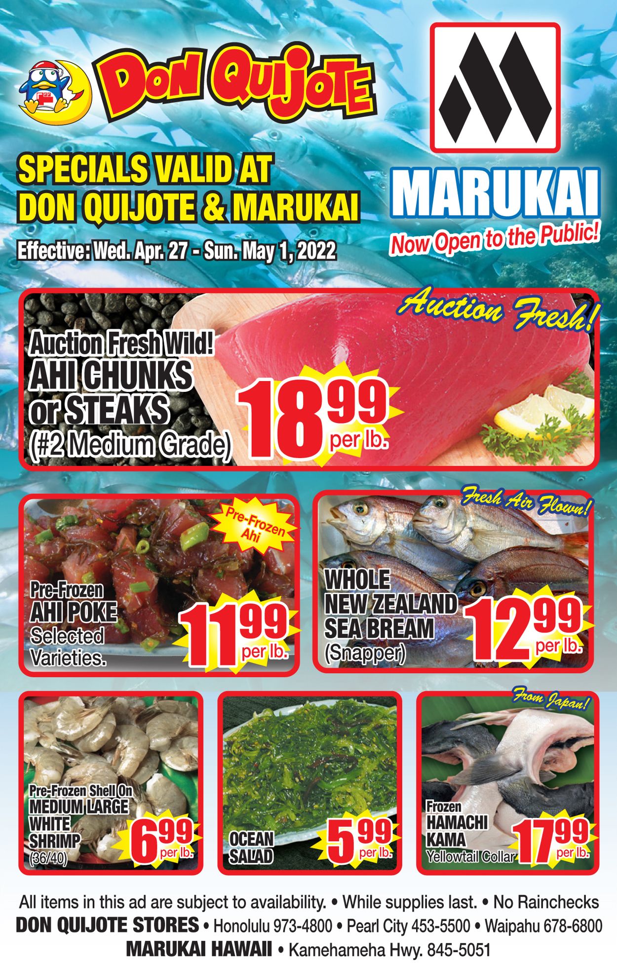 Don Quijote Hawaii Weekly Ad Circular - valid 04/27-05/01/2022 (Page 3)