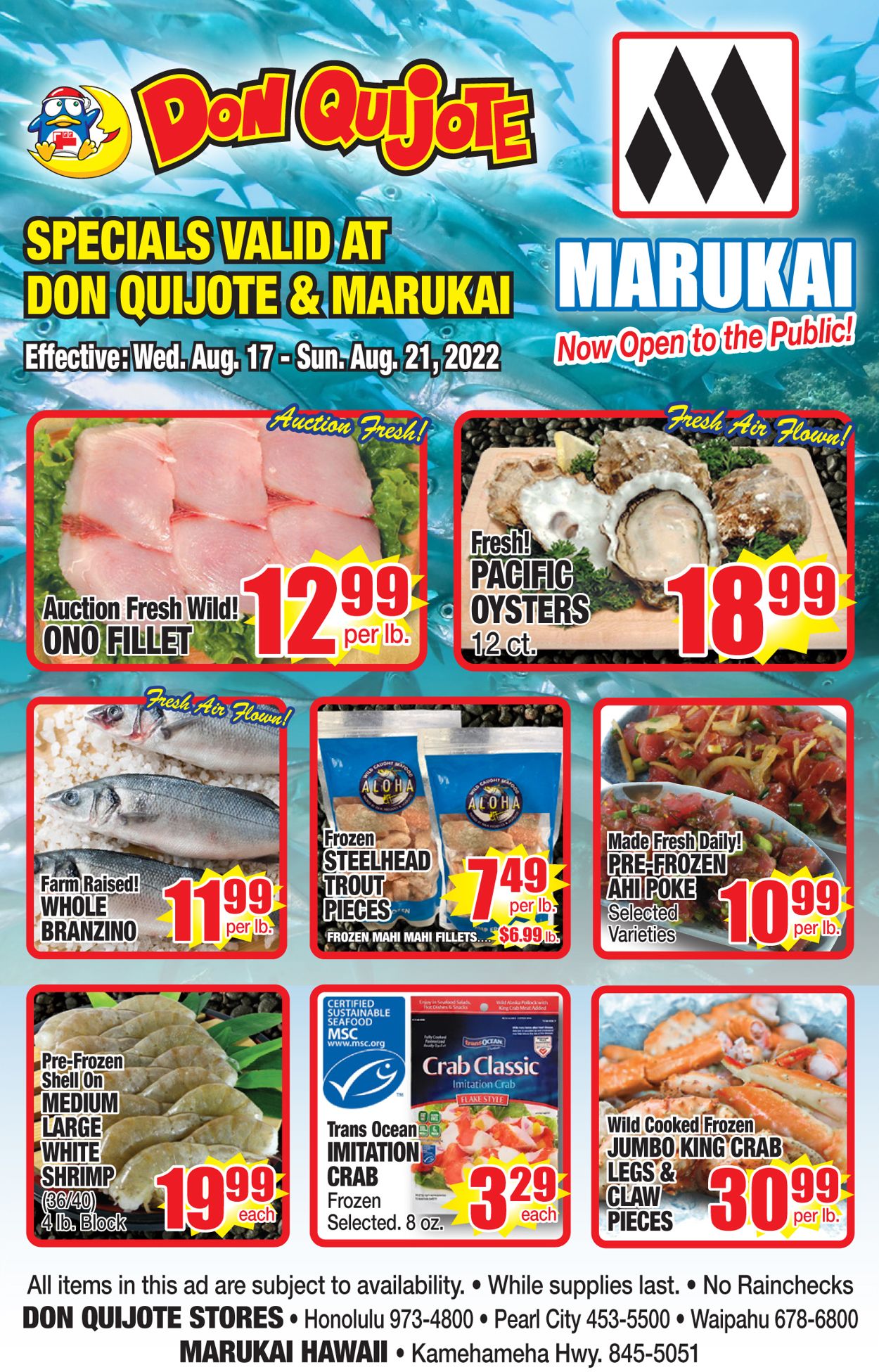 Don Quijote Hawaii Weekly Ad Circular - valid 08/17-08/23/2022 (Page 3)