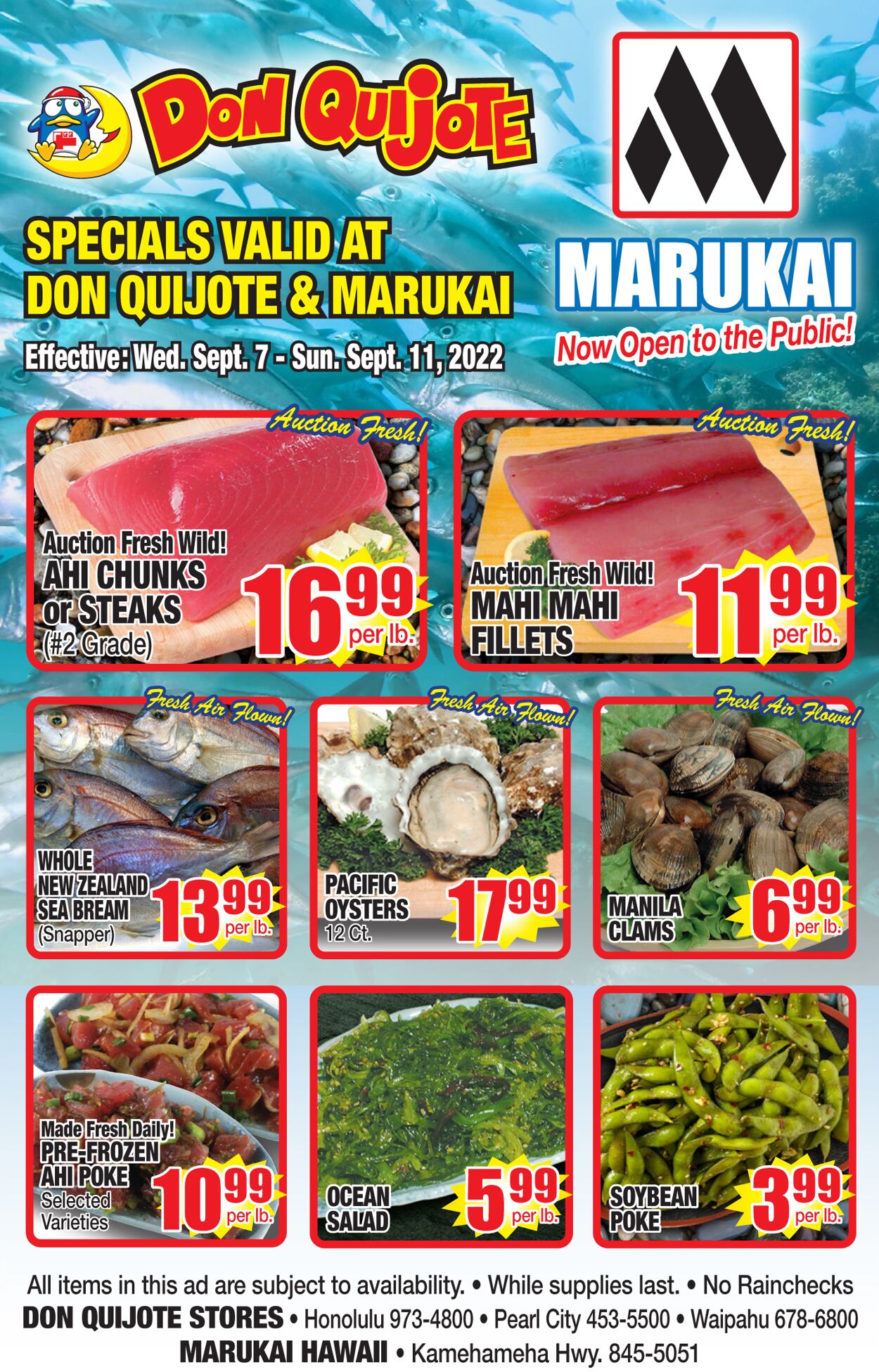 Don Quijote Hawaii Weekly Ad Circular - valid 09/07-09/13/2022 (Page 3)