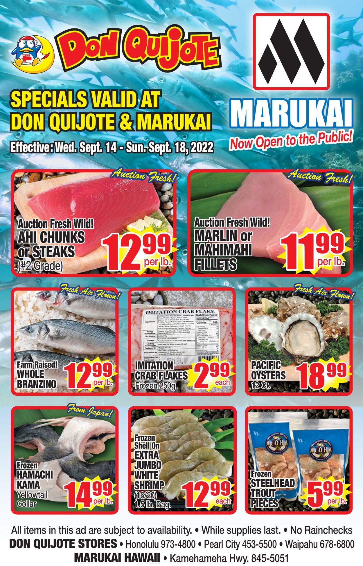 Don Quijote Hawaii Weekly Ad Circular - valid 09/14-09/20/2022 (Page 3)