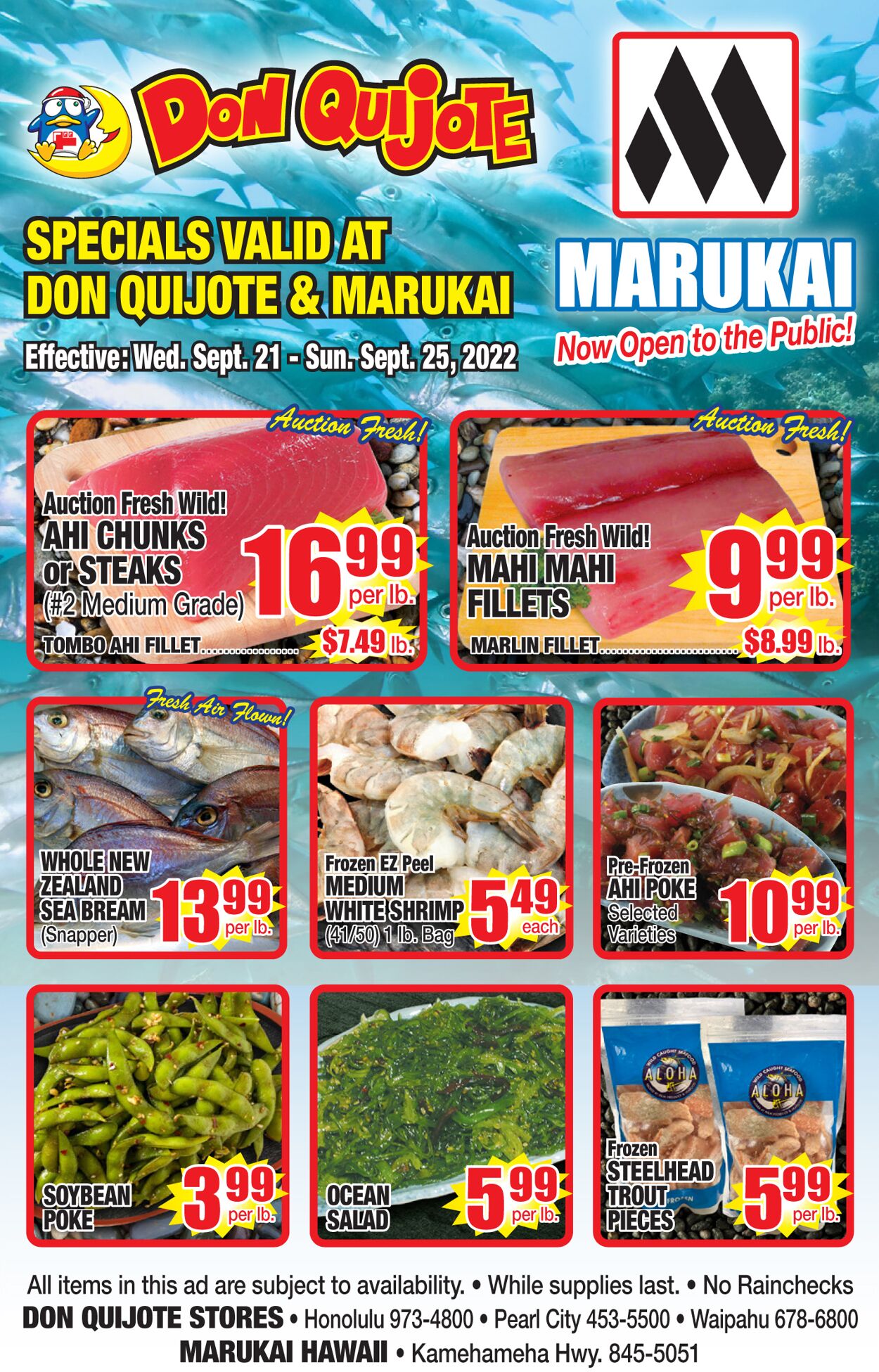 Don Quijote Hawaii Weekly Ad Circular - valid 09/21-09/27/2022 (Page 3)