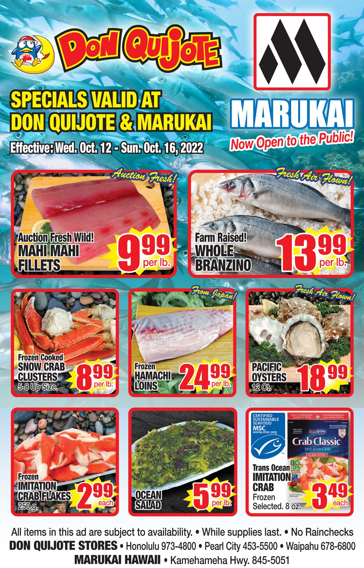 Don Quijote Hawaii Weekly Ad Circular - valid 10/12-10/18/2022 (Page 3)