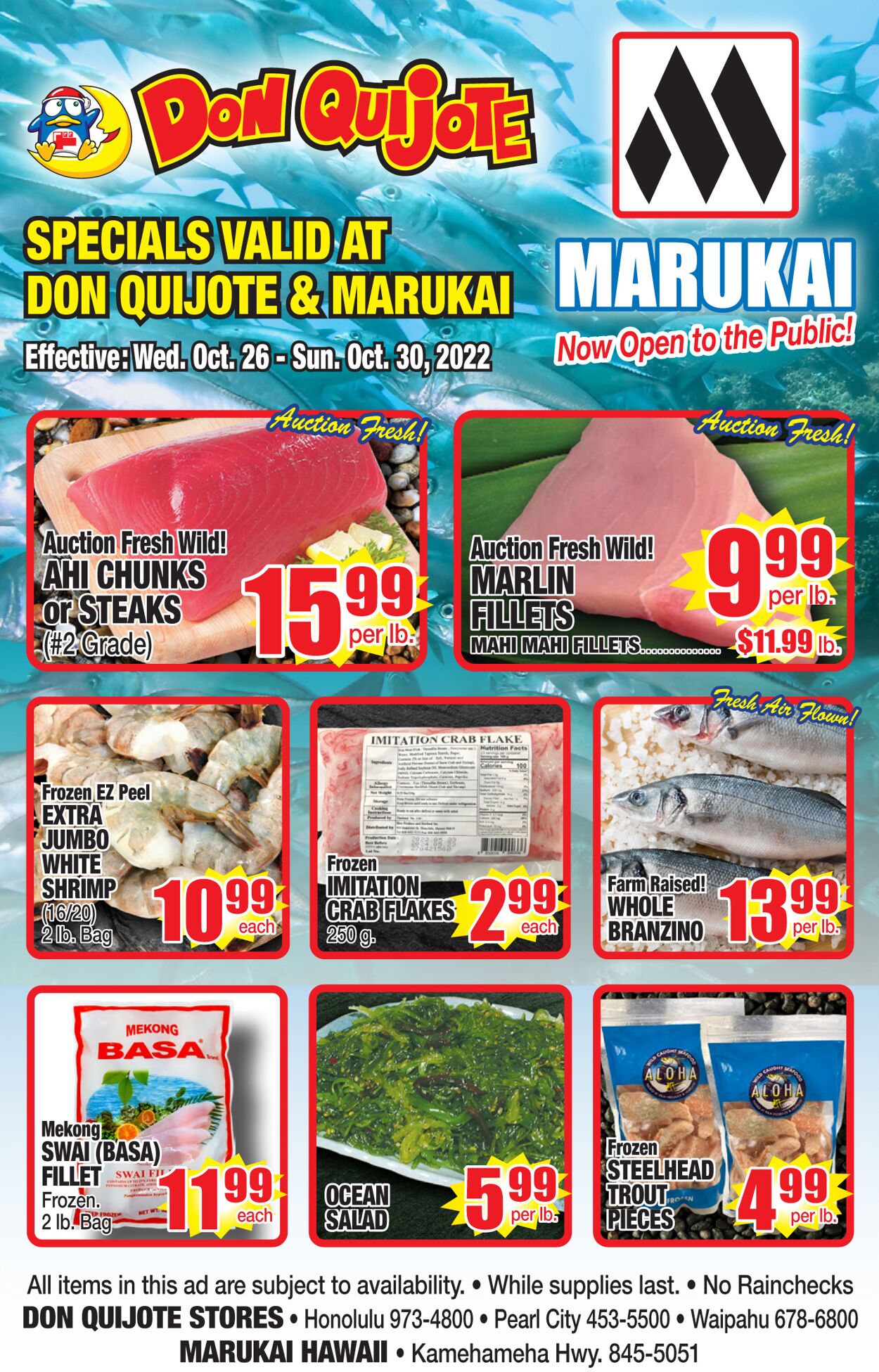 Don Quijote Hawaii Weekly Ad Circular - valid 10/26-11/01/2022 (Page 3)