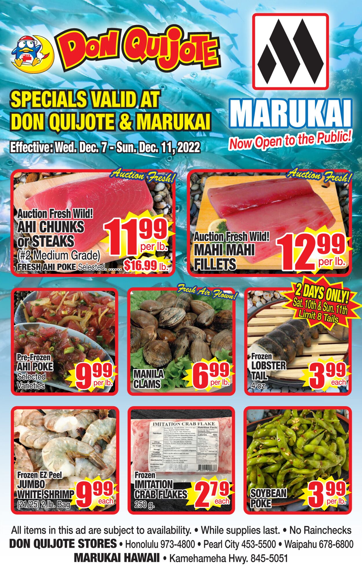 Don Quijote Hawaii Weekly Ad Circular - valid 12/07-12/13/2022 (Page 7)