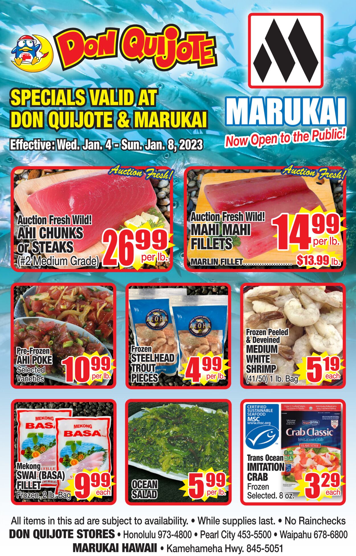 Don Quijote Hawaii Weekly Ad Circular - valid 01/04-01/10/2023 (Page 3)