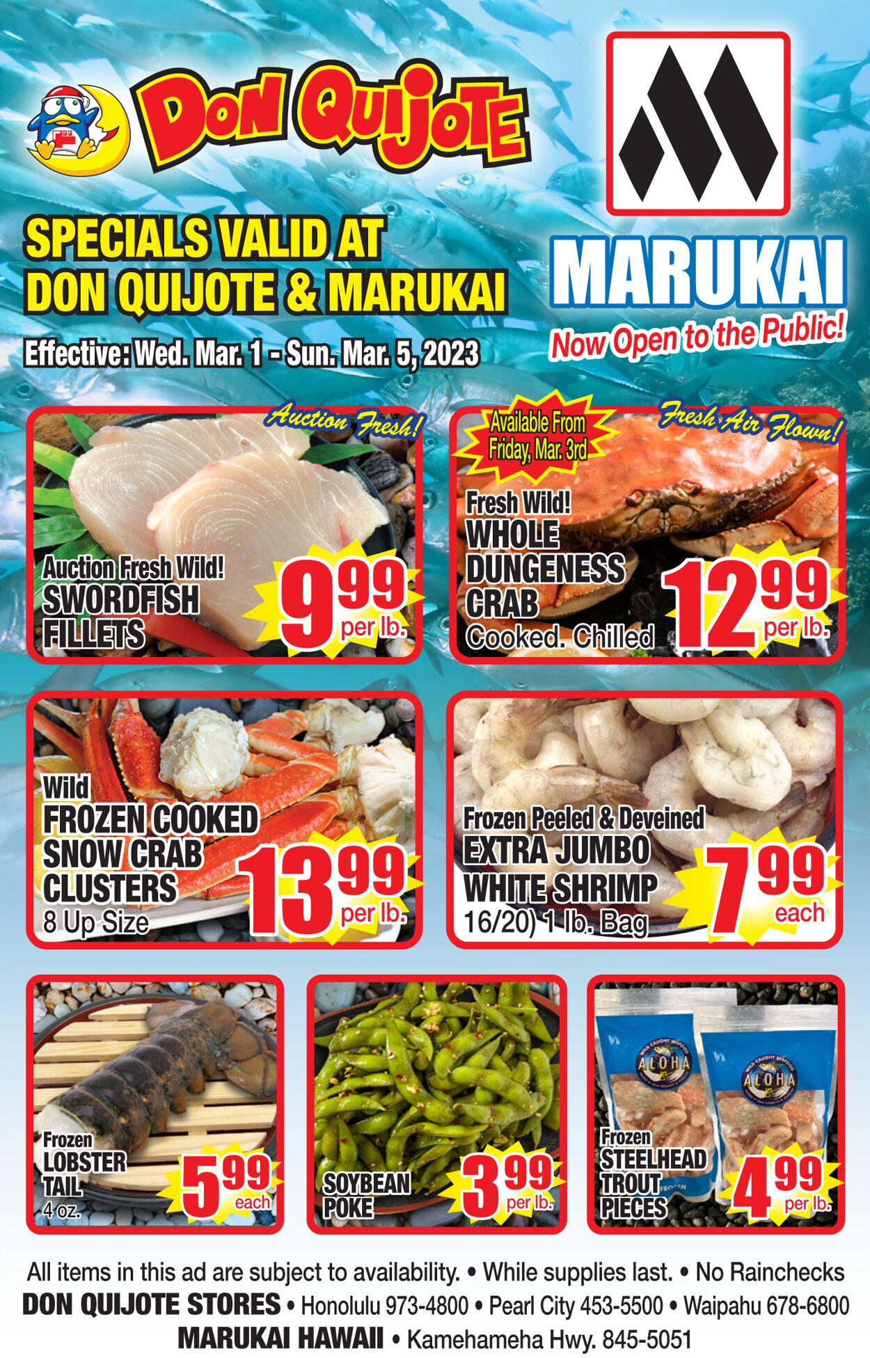 Don Quijote Hawaii Weekly Ad Circular - valid 03/01-03/07/2023 (Page 3)